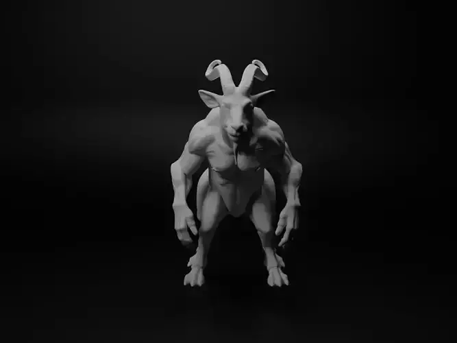 wild goat hybrid figure