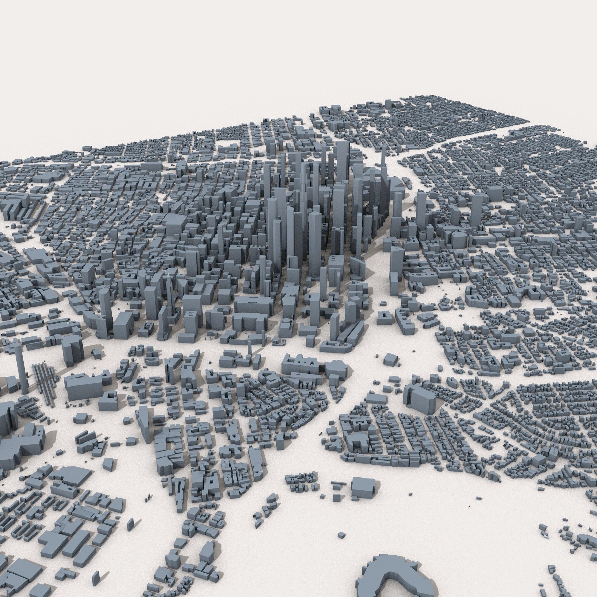 Los Angeles City USA 3D model_4