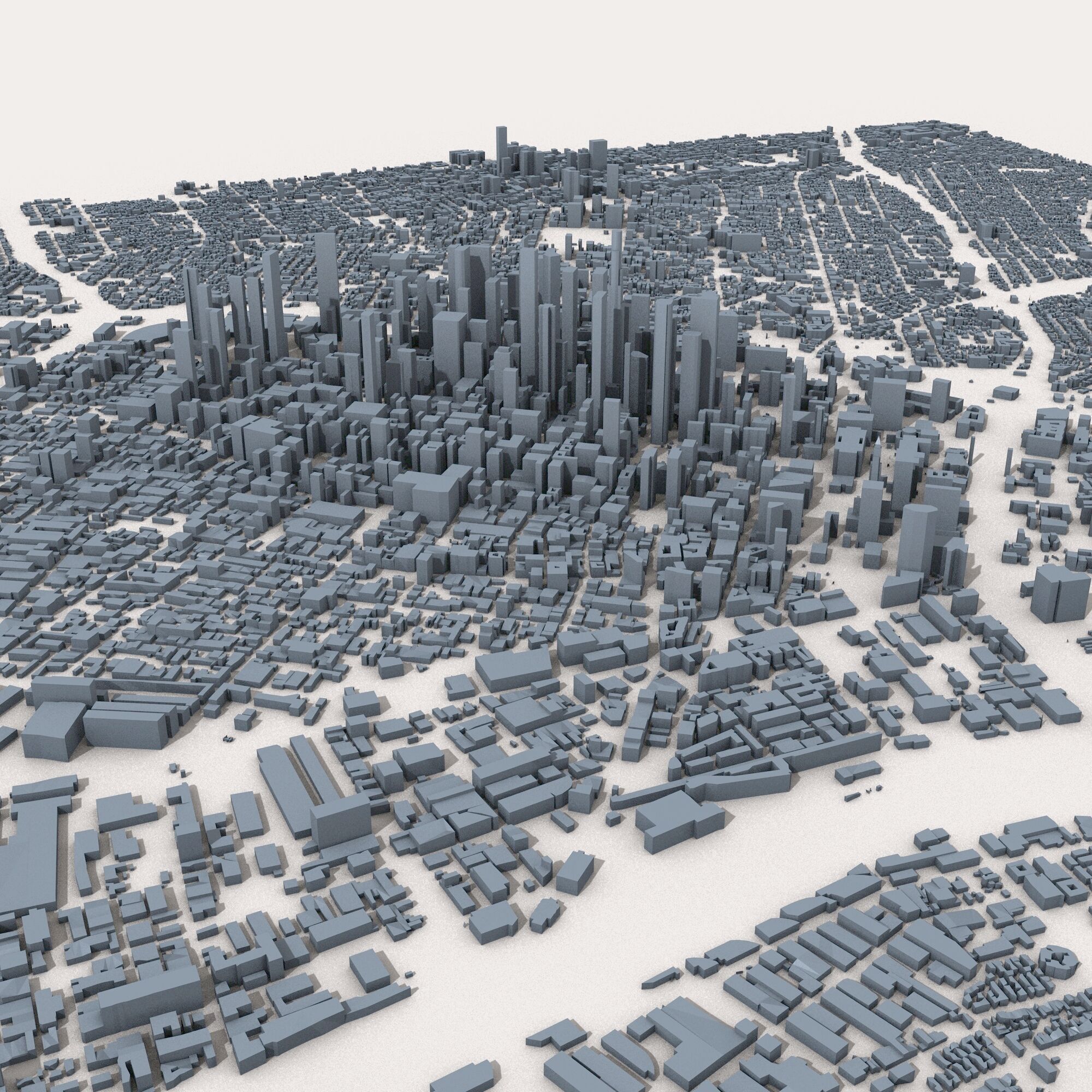 Los Angeles City USA 3D model_3