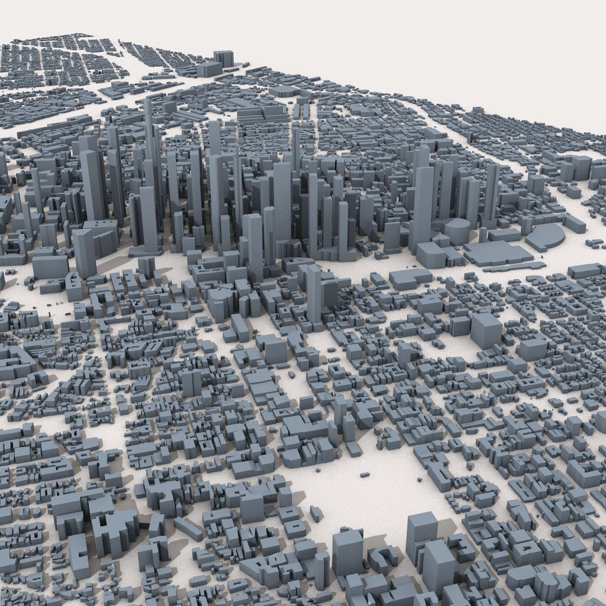 Los Angeles City USA 3D model_5