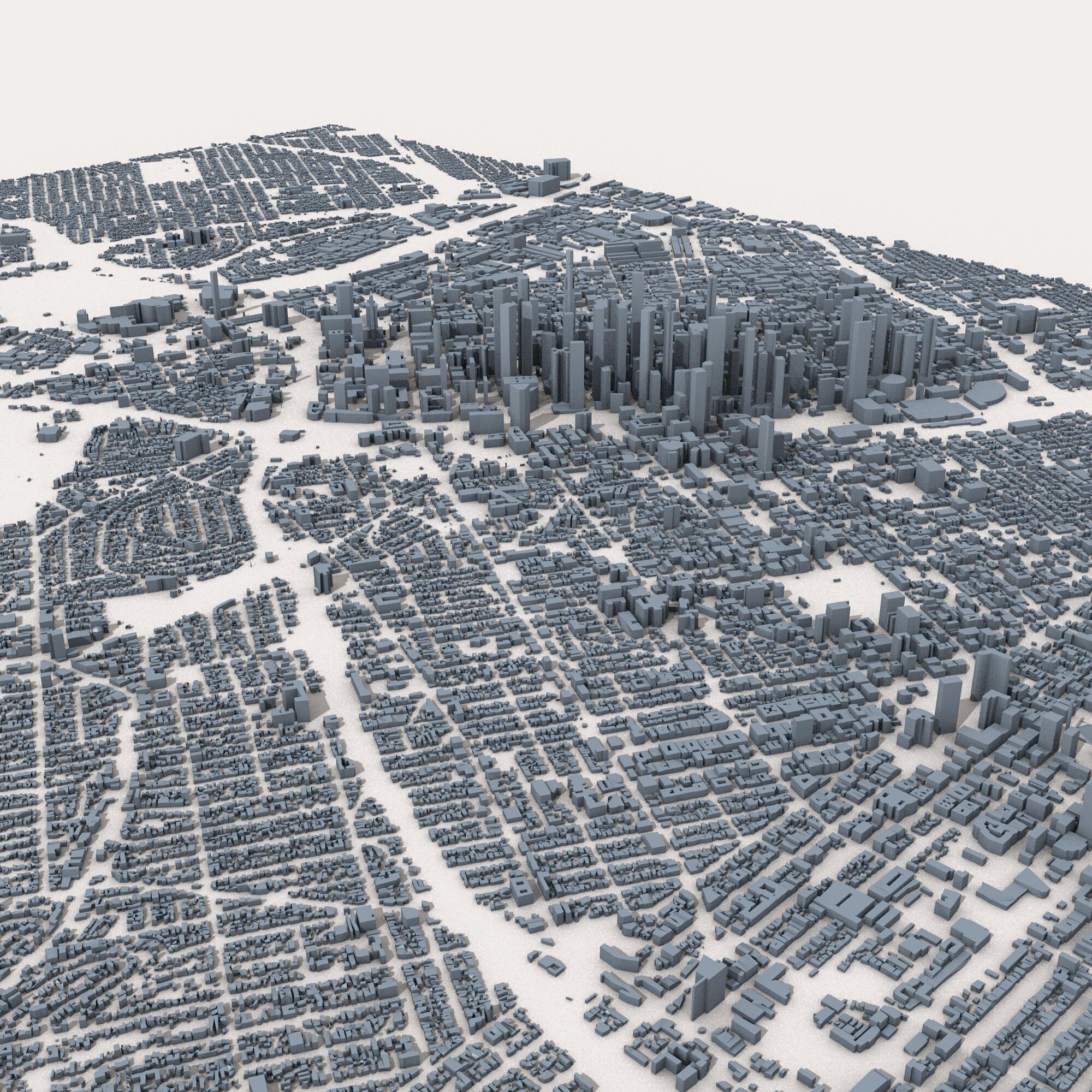 Los Angeles City USA 3D model_6
