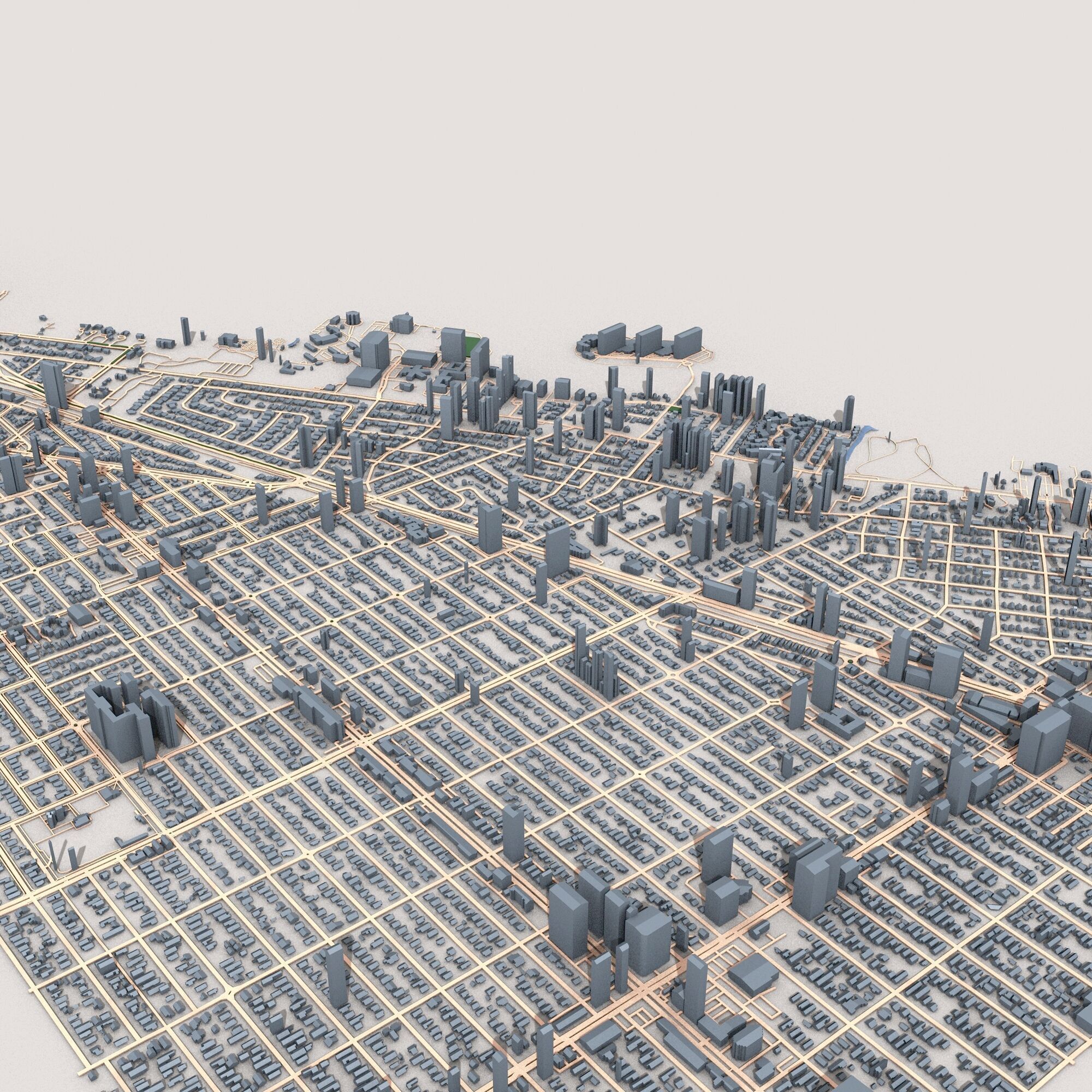 Miami City USA  3D model_7