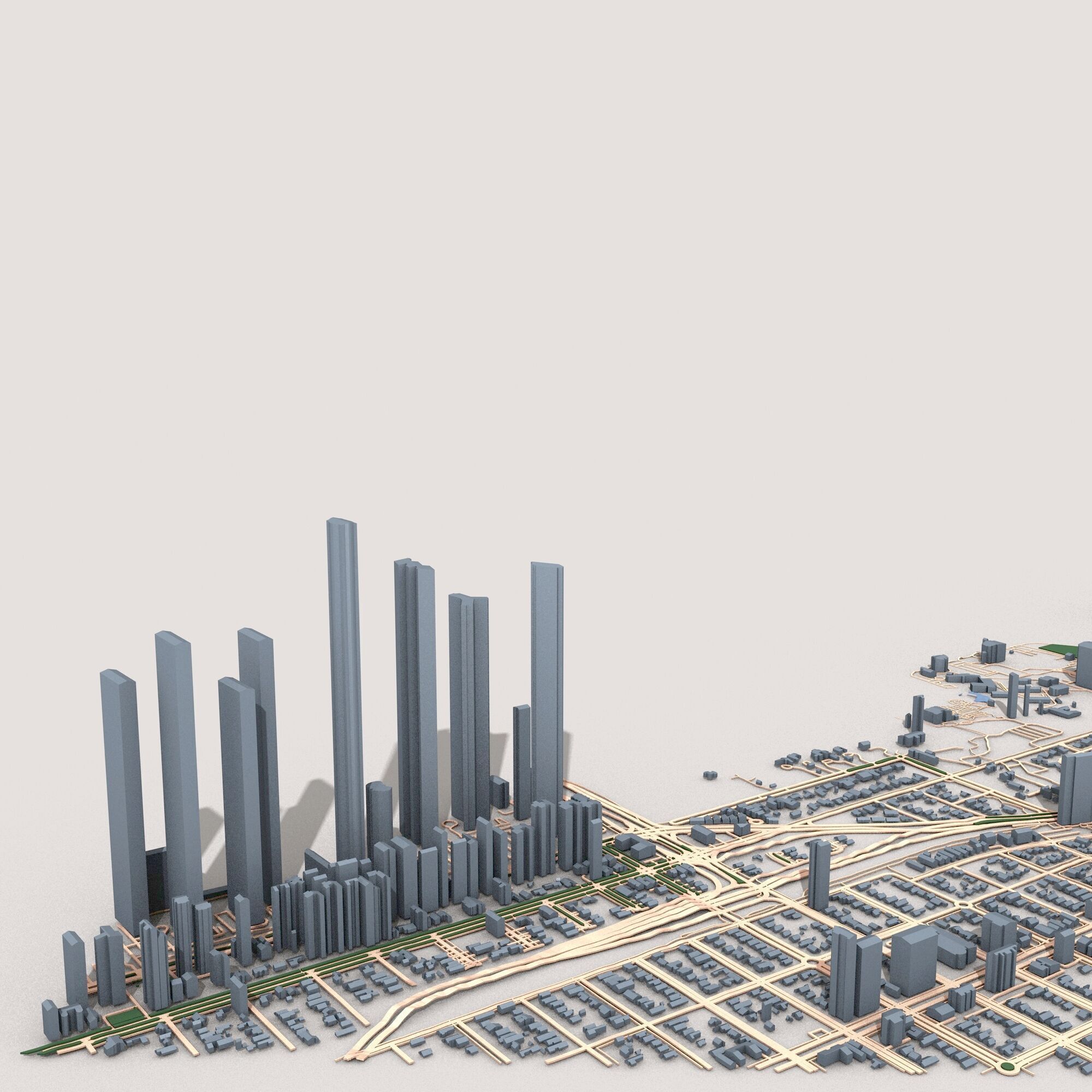 Miami City USA  3D model_5