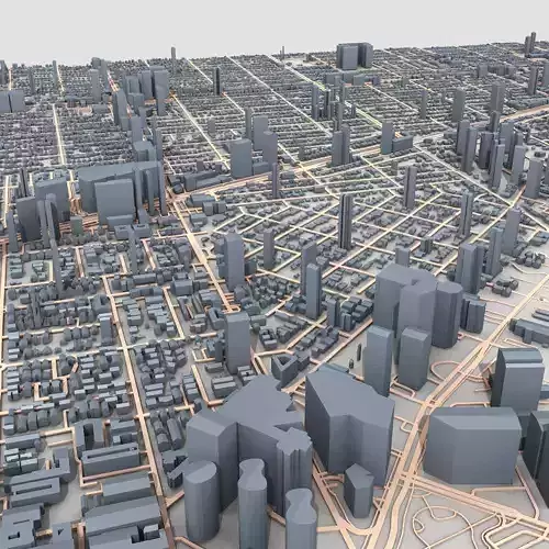 Miami City USA  3D model