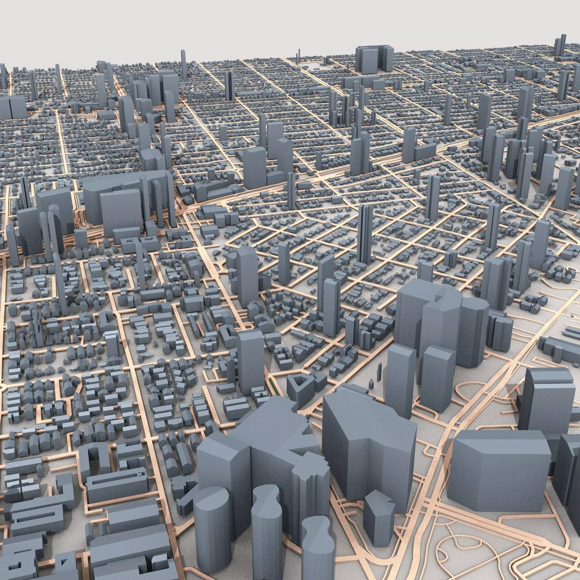 Miami City USA  3D model_0