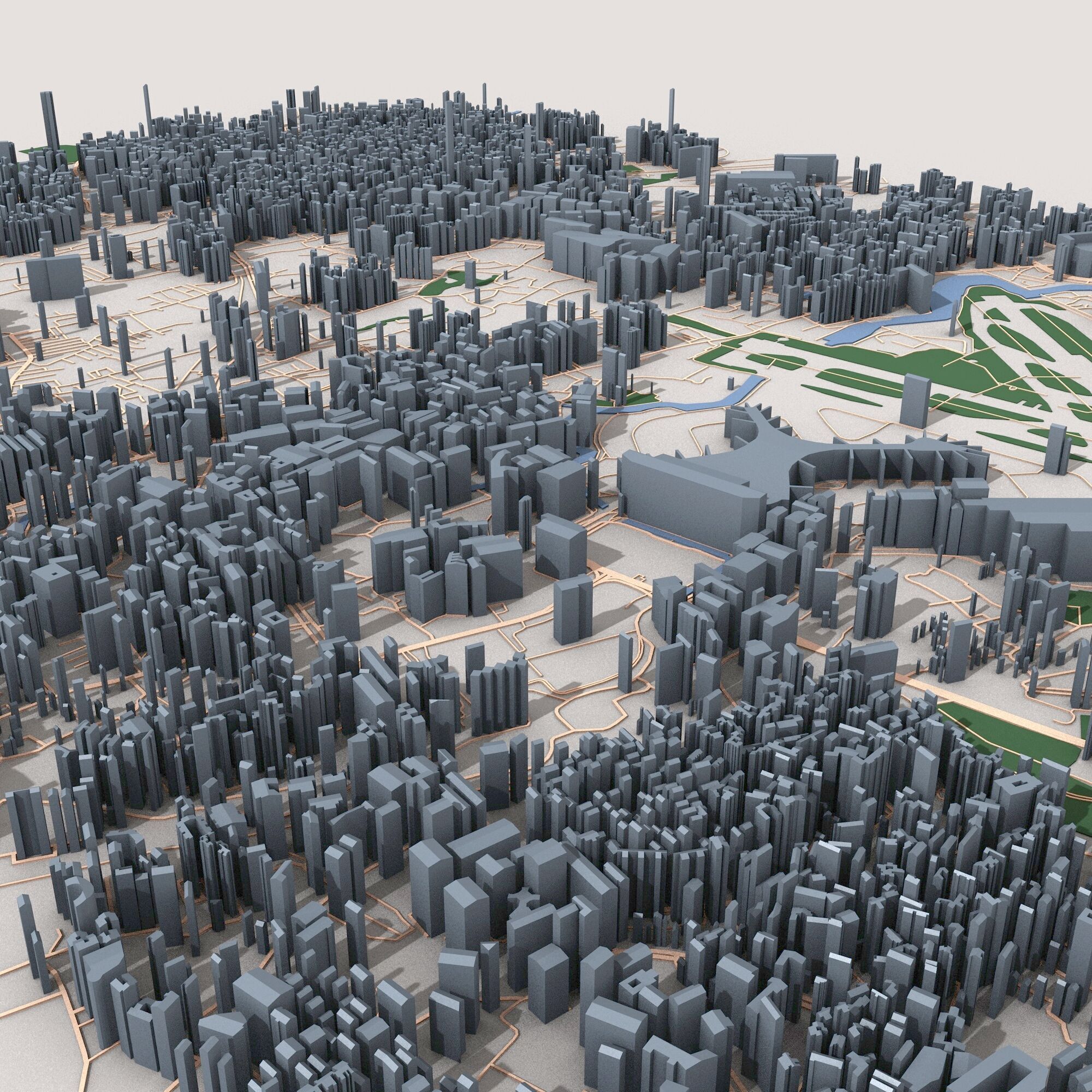 Mumbai City India  3D model_7