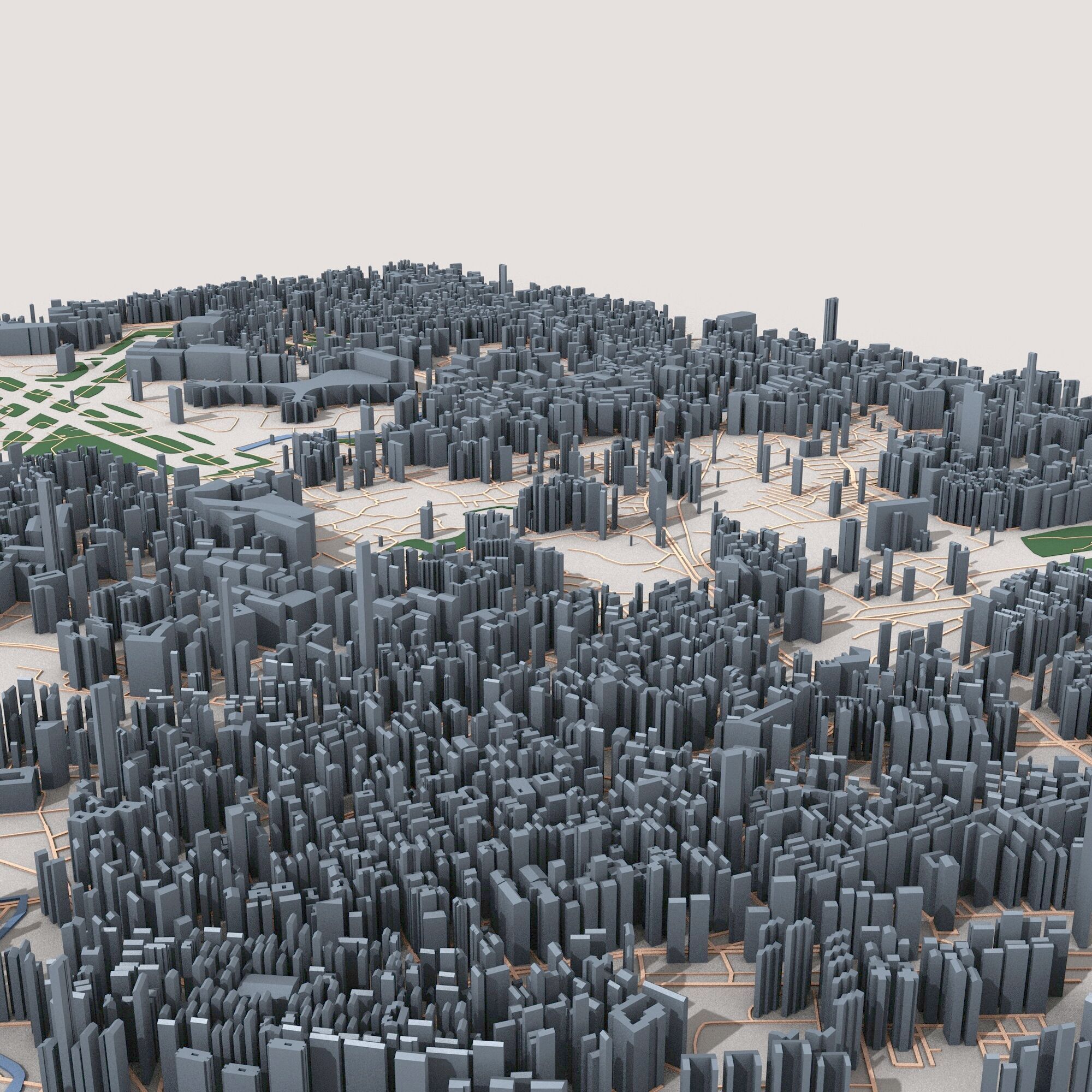 Mumbai City India  3D model_3