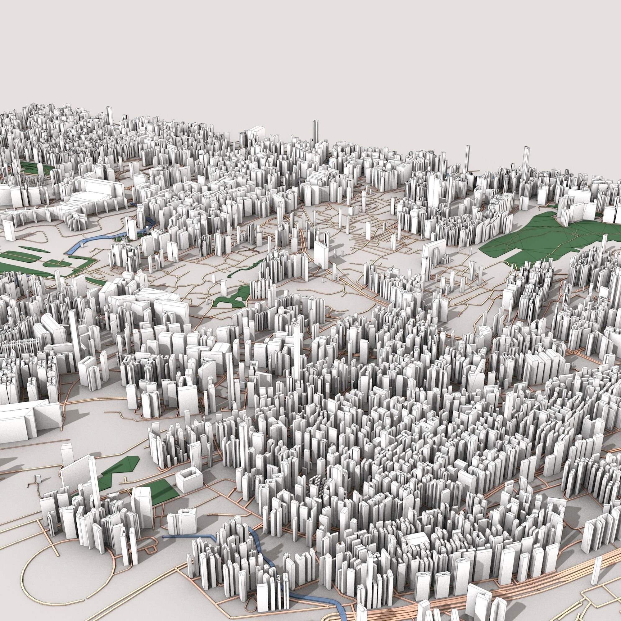 Mumbai City India  3D model_9
