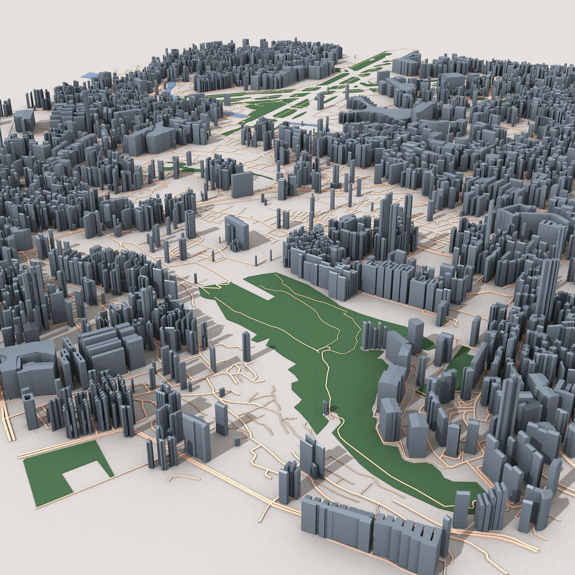 Mumbai City India  3D model_5