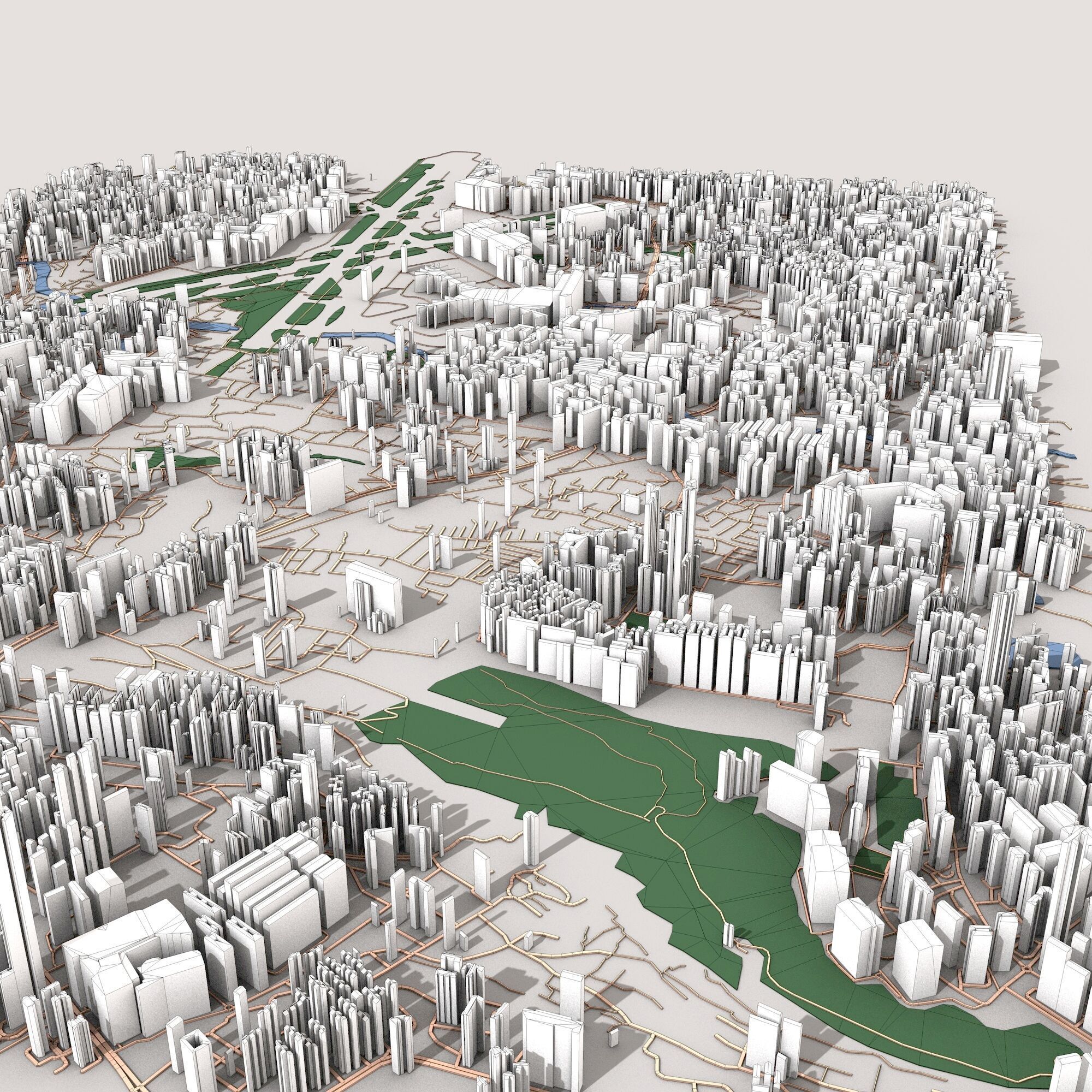 Mumbai City India  3D model_10