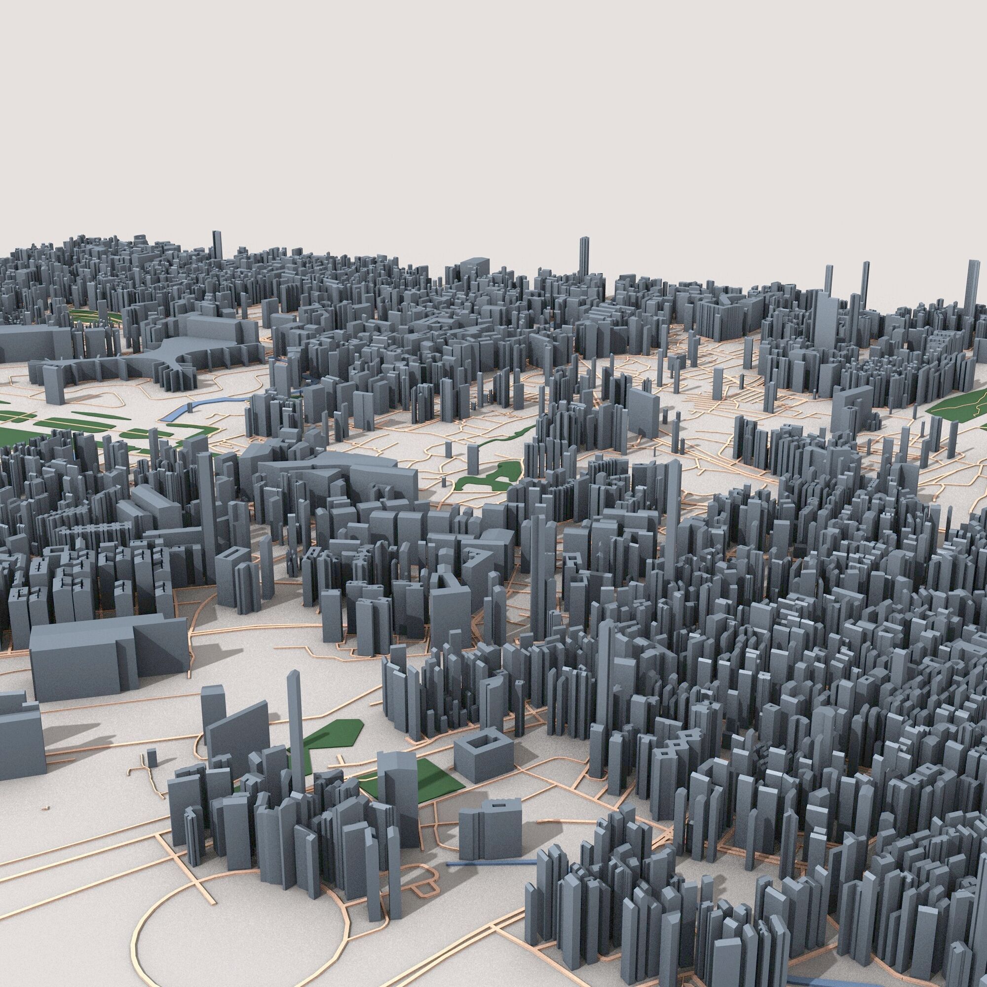 Mumbai City India  3D model_2