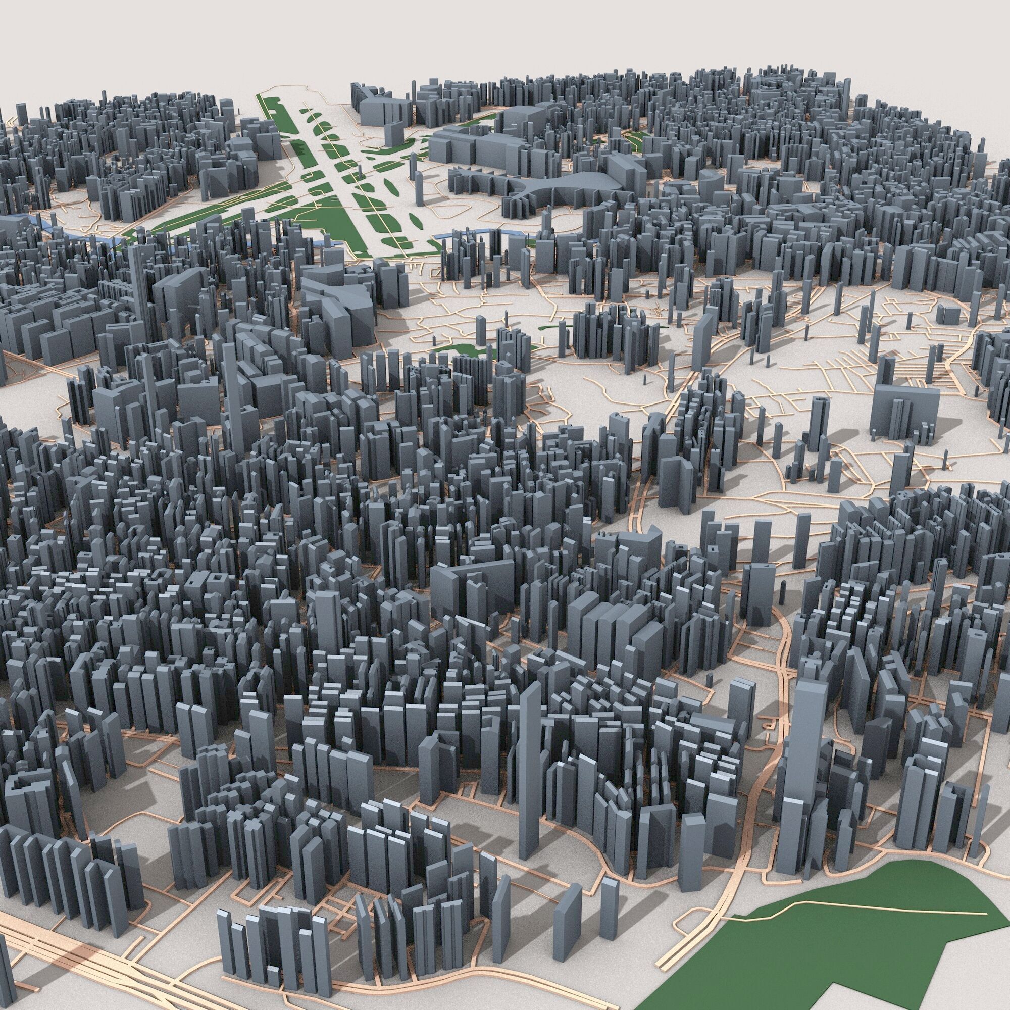 Mumbai City India  3D model_4
