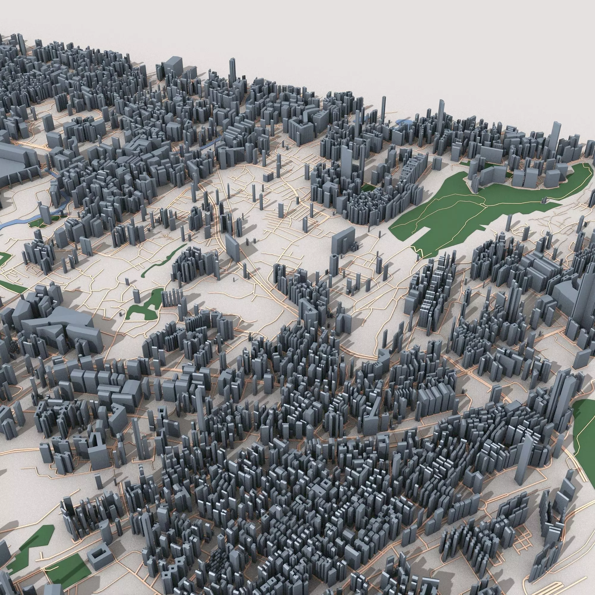 Mumbai City India  3D model_0