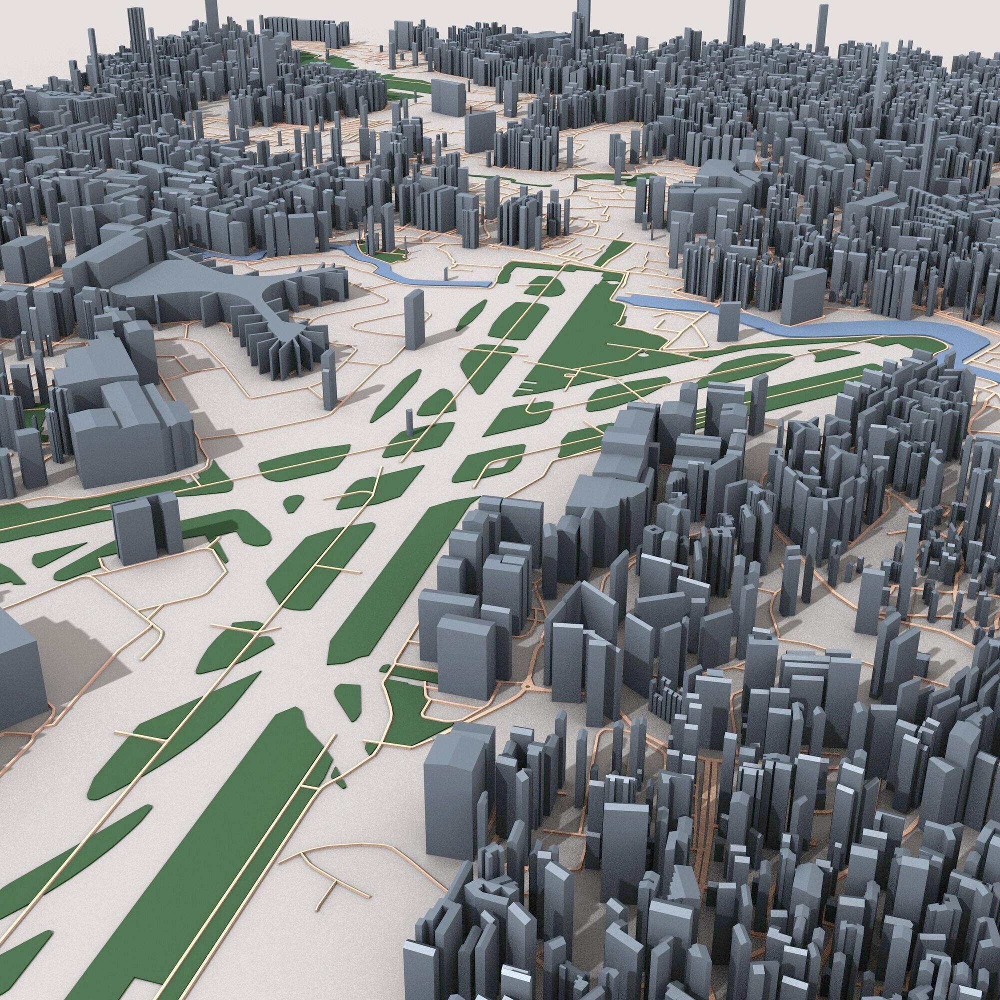 Mumbai City India  3D model_8