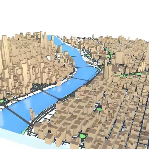 Portland Oregon City  3D model