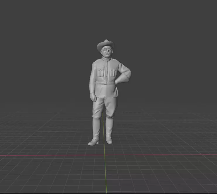 Theodore Roosevelt 3D print model