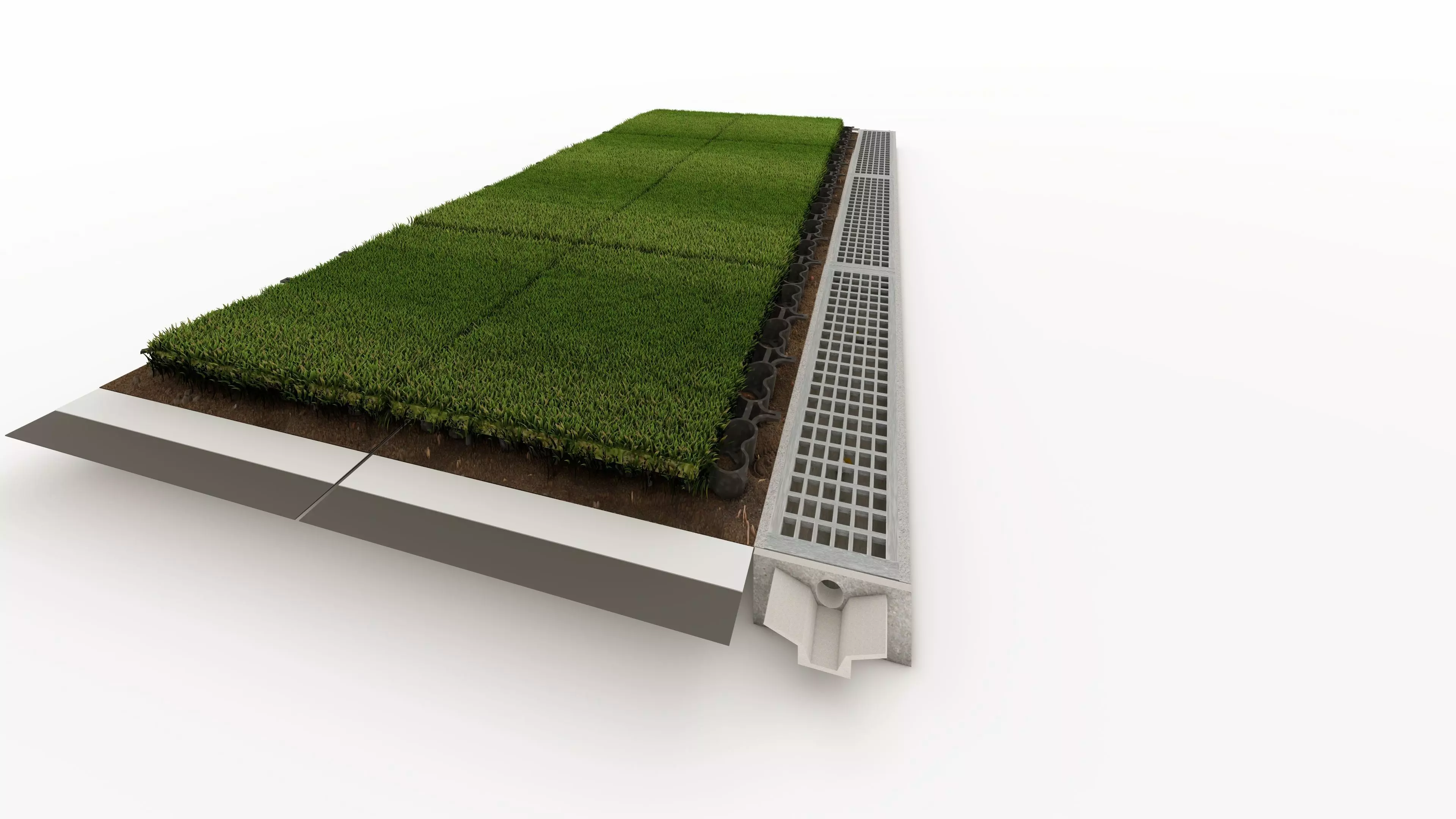 Wall Cross Section Insulation-Park wall detail-10 3D model