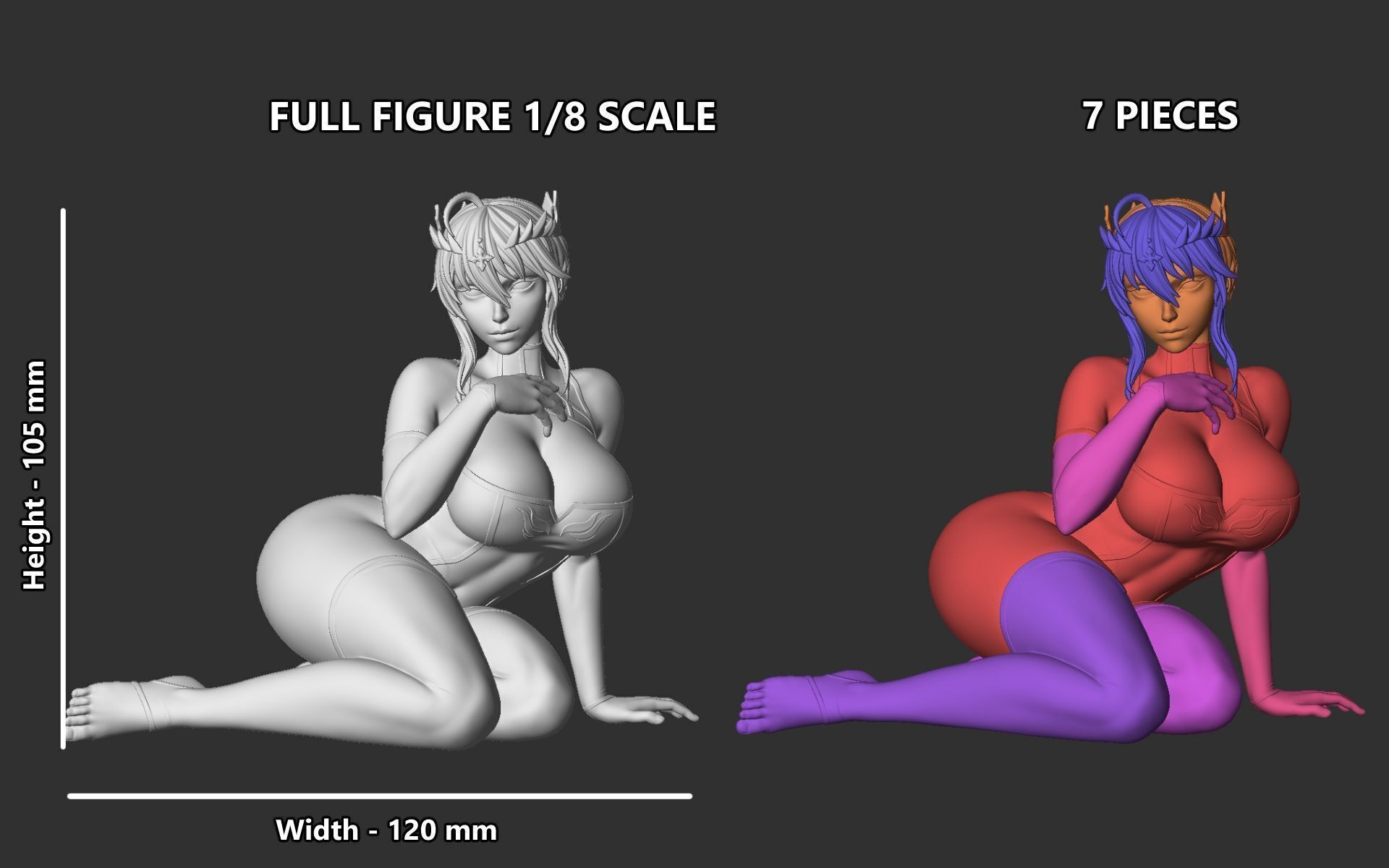 Artoria Lancer Fate Grand Order 3D print model_2