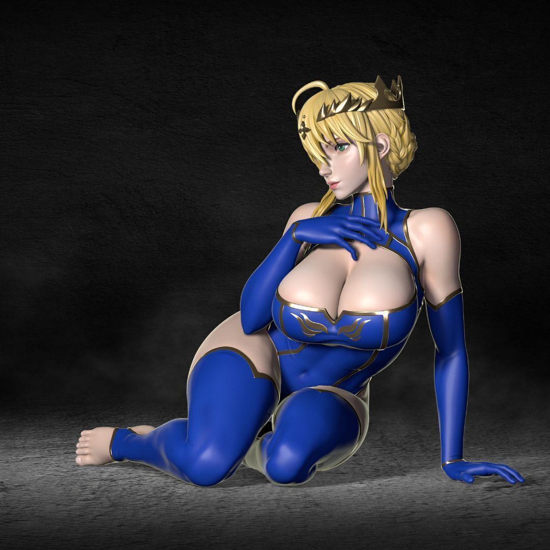 Artoria Lancer Fate Grand Order 3D print model_6