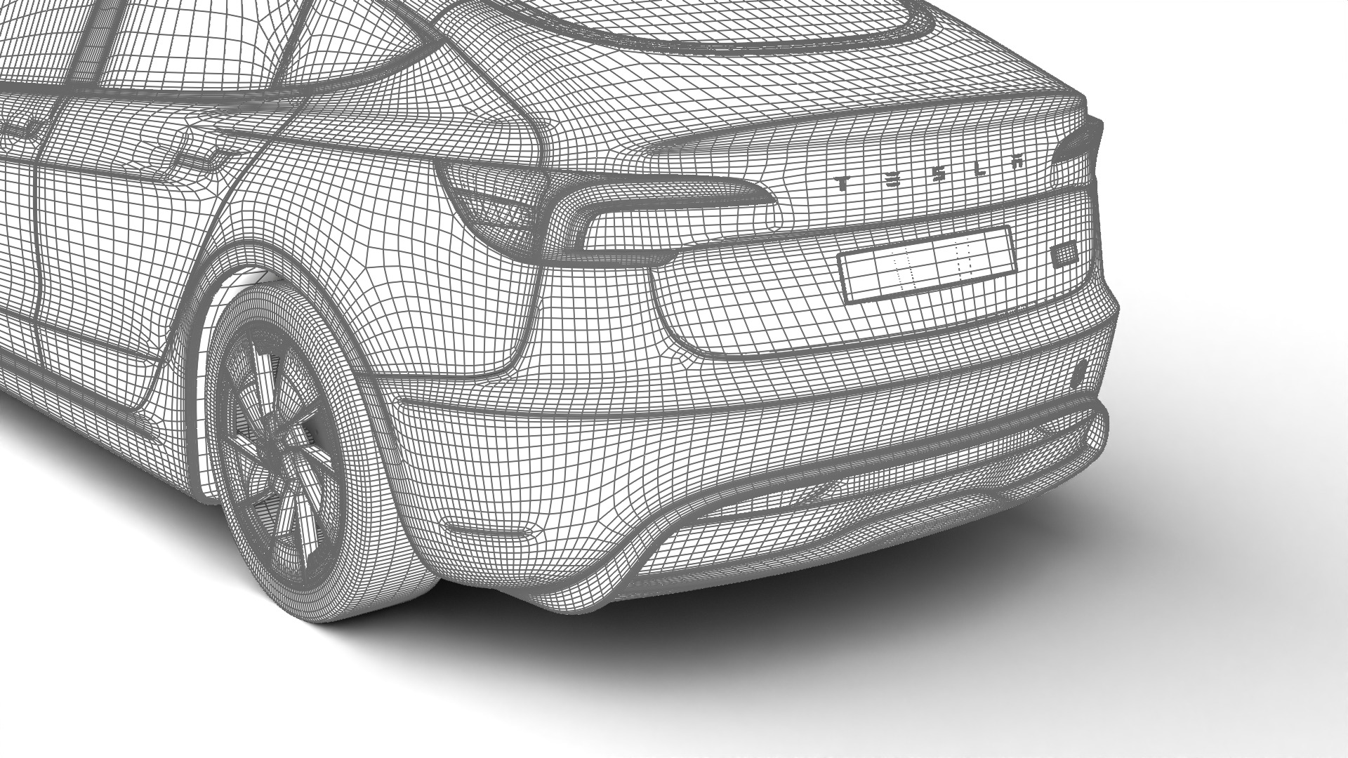 Tesla Model 3 Perfomance 2024 3d model 3D model_22