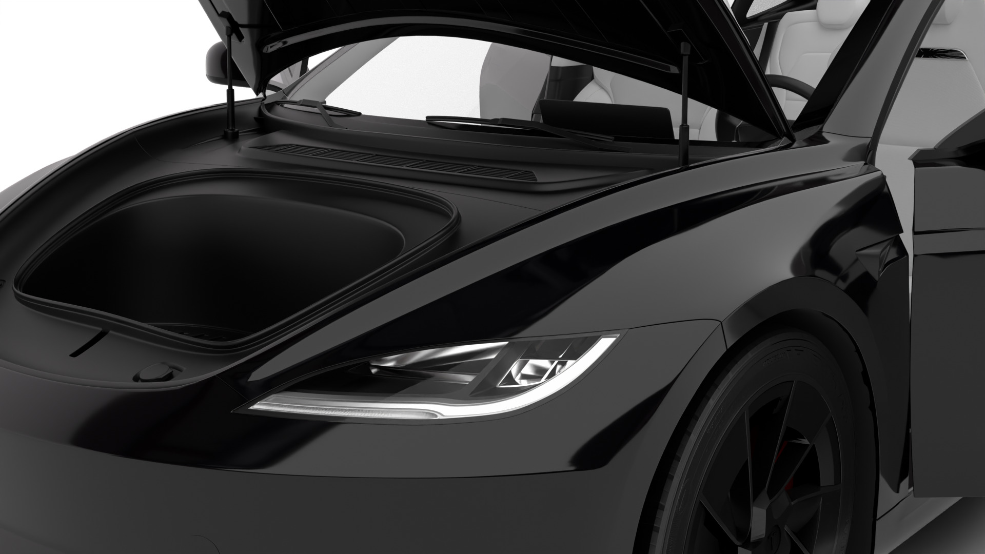 Tesla Model 3 Perfomance 2024 HQ 3d model 3D model_29