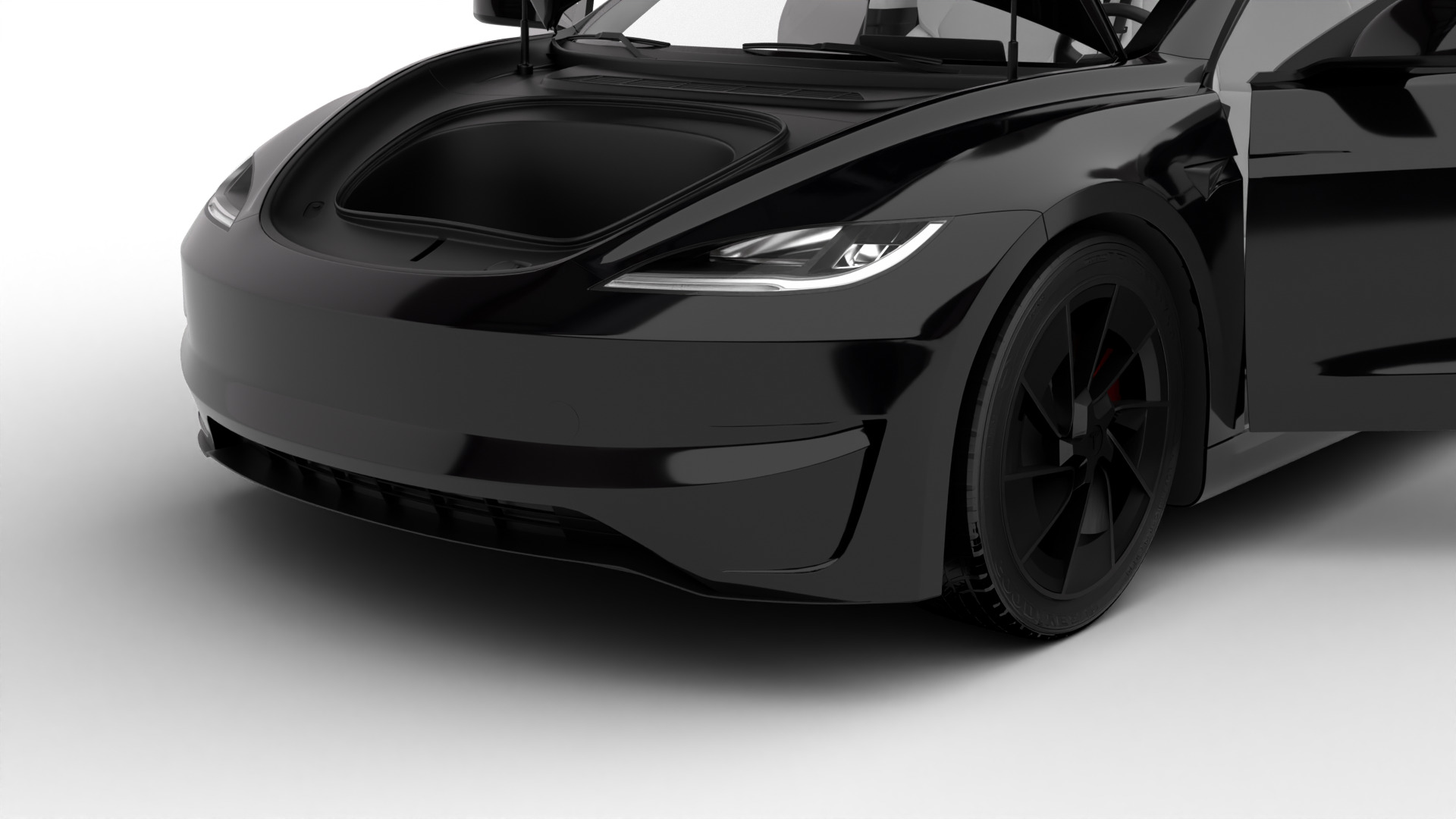 Tesla Model 3 Perfomance 2024 HQ 3d model 3D model_3