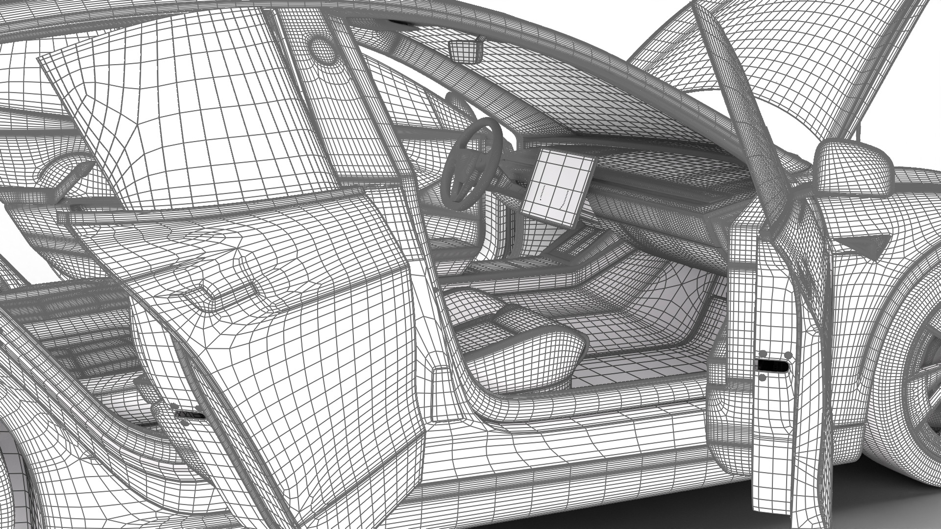 Tesla Model 3 Perfomance 2024 HQ 3d model 3D model_45