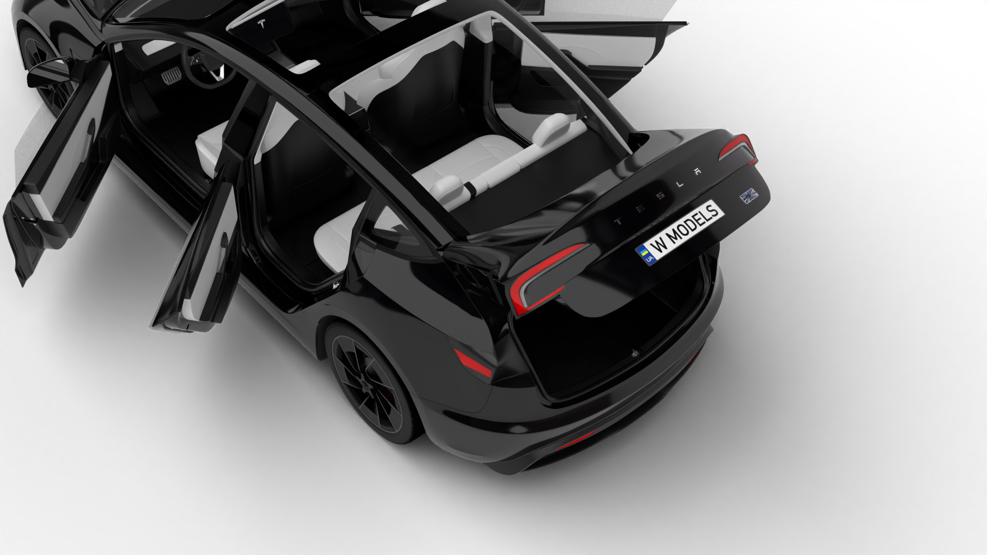 Tesla Model 3 Perfomance 2024 HQ 3d model 3D model_12