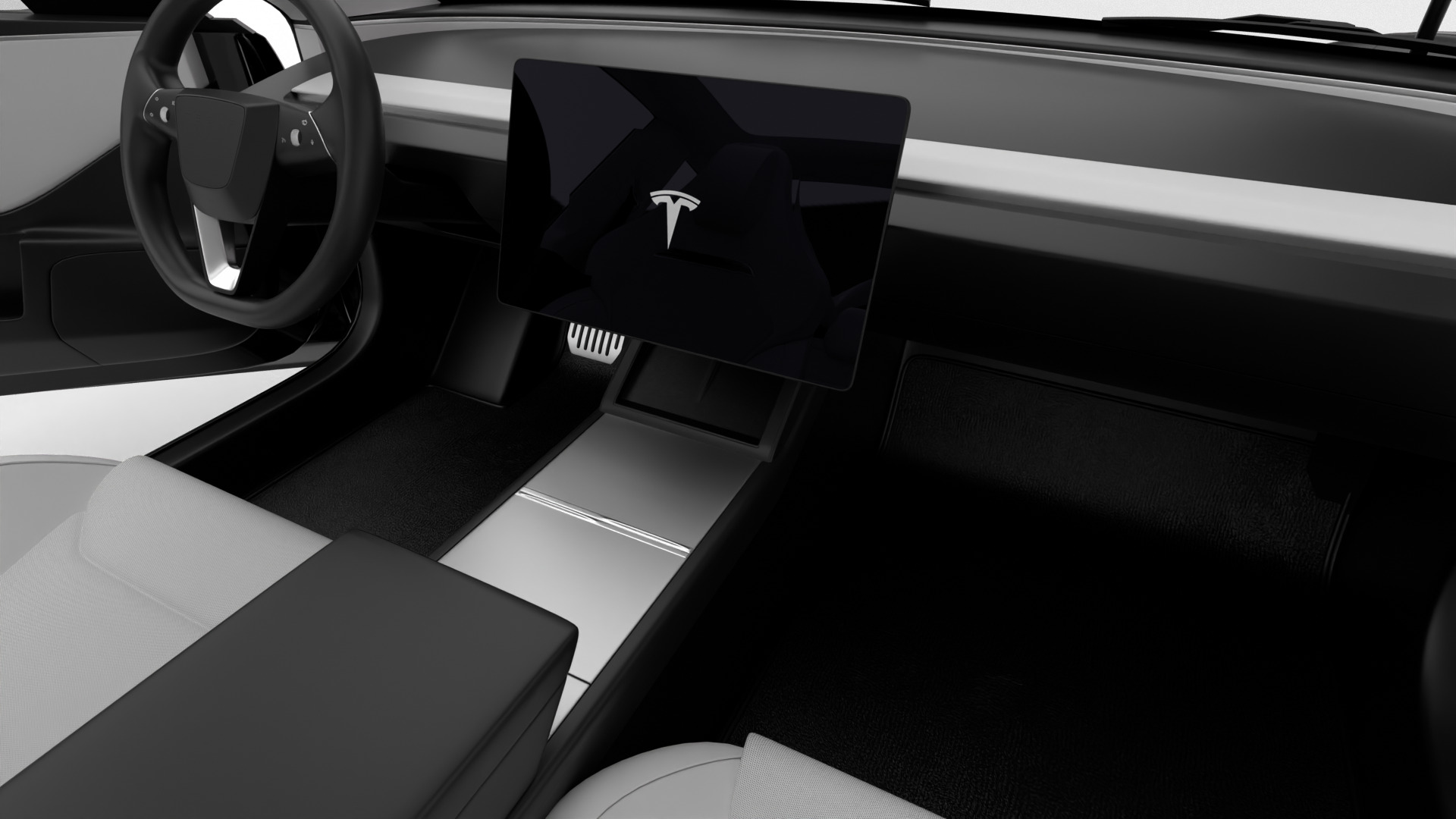 Tesla Model 3 Perfomance 2024 HQ 3d model 3D model_15