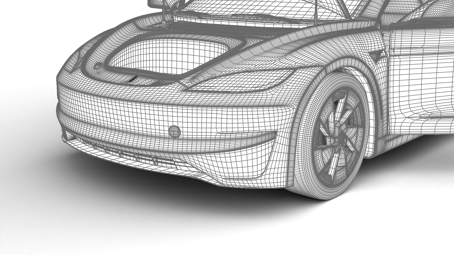 Tesla Model 3 Perfomance 2024 HQ 3d model 3D model_28