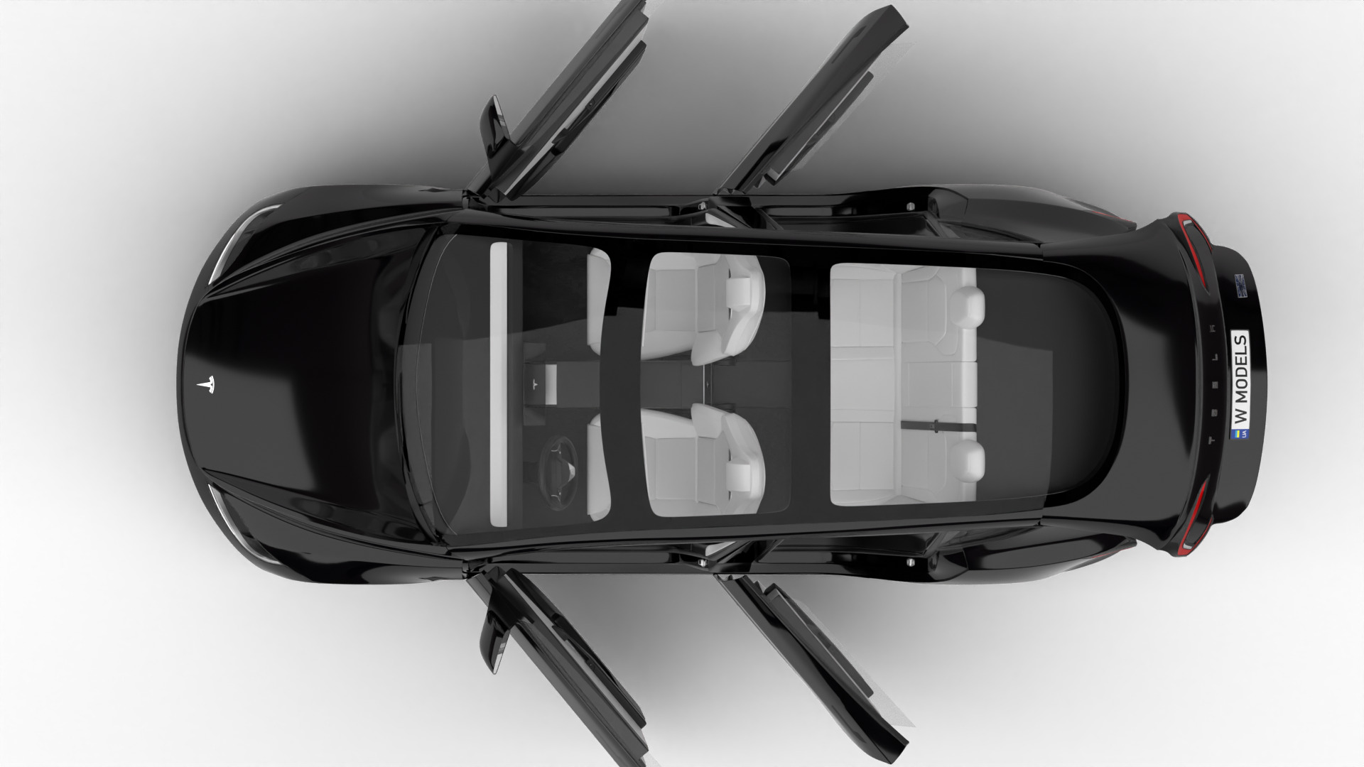 Tesla Model 3 Perfomance 2024 HQ 3d model 3D model_11