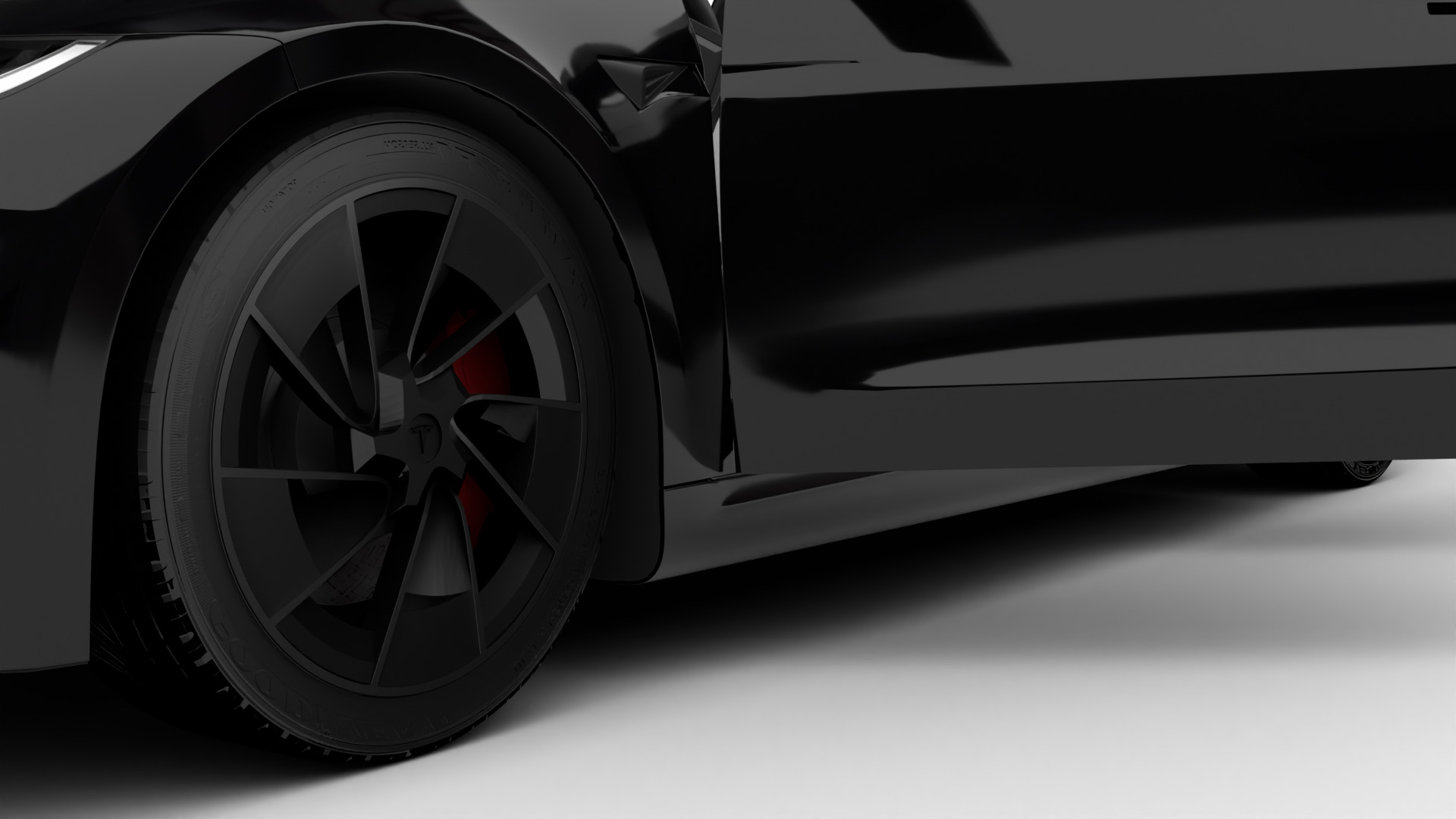 Tesla Model 3 Perfomance 2024 HQ 3d model 3D model_7