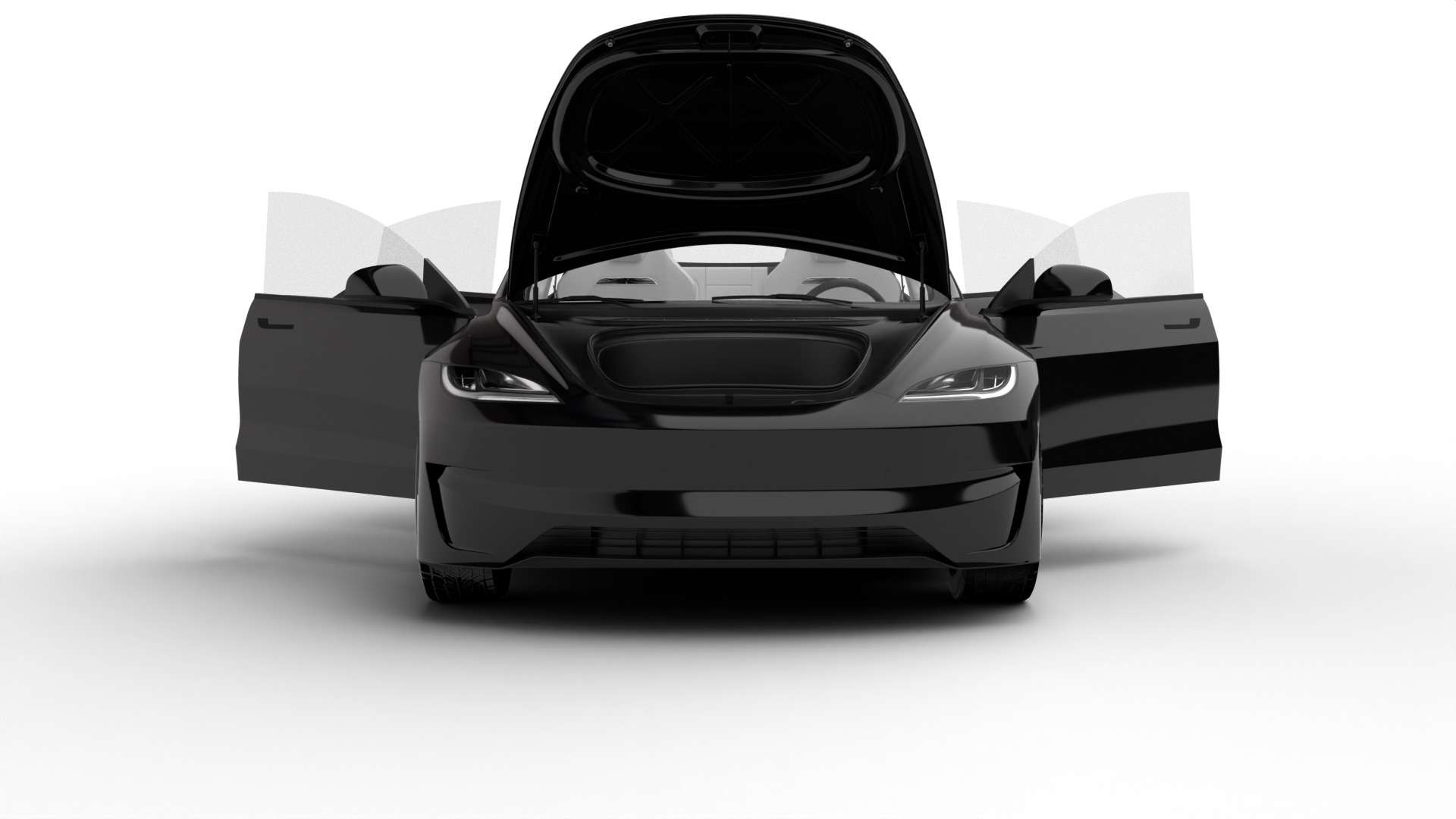 Tesla Model 3 Perfomance 2024 HQ 3d model 3D model_6