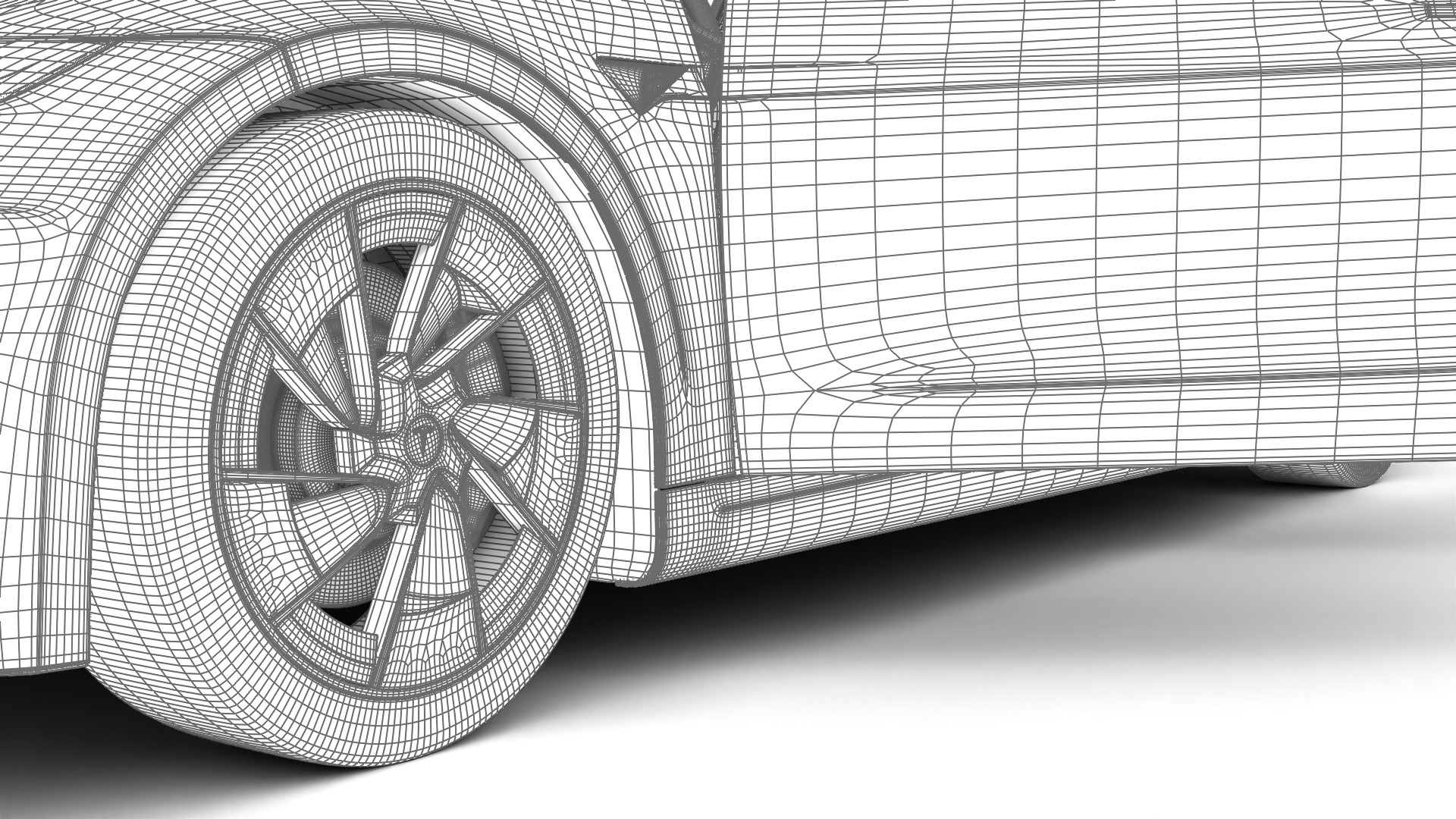 Tesla Model 3 Perfomance 2024 HQ 3d model 3D model_33