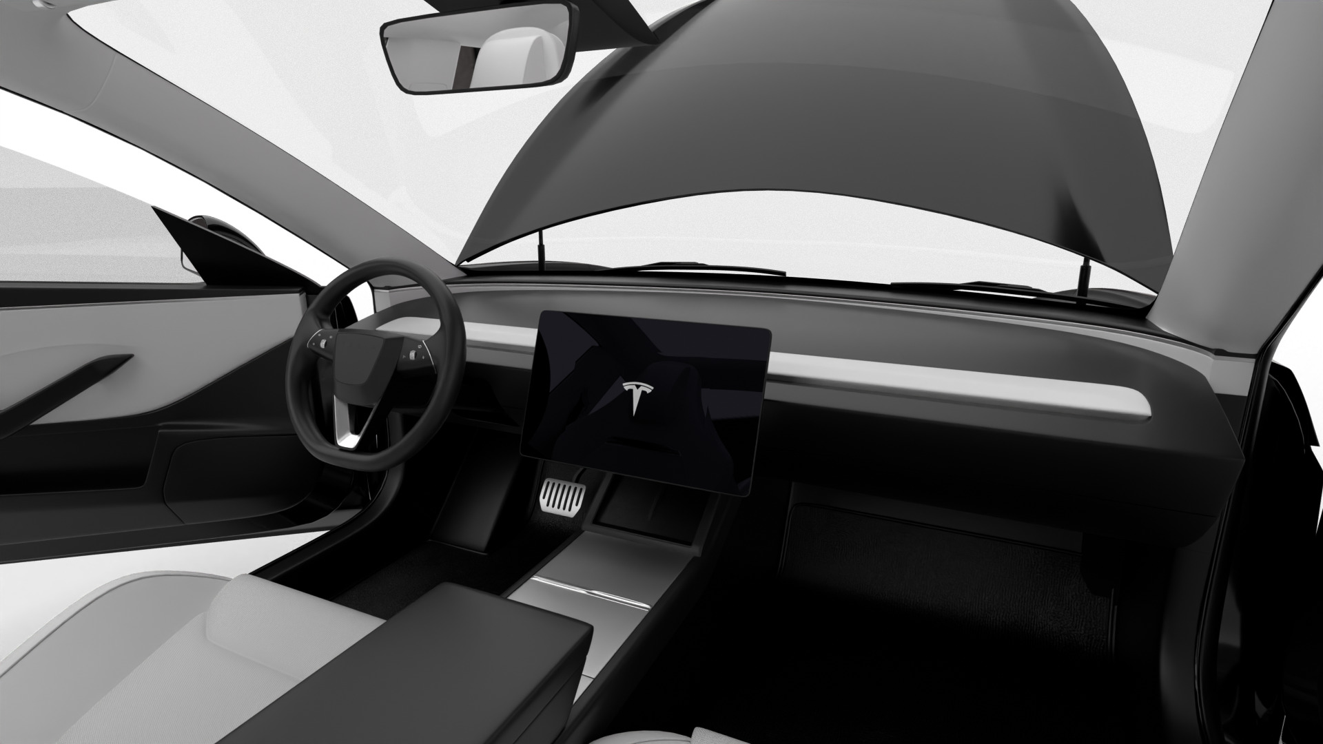 Tesla Model 3 Perfomance 2024 HQ 3d model 3D model_19