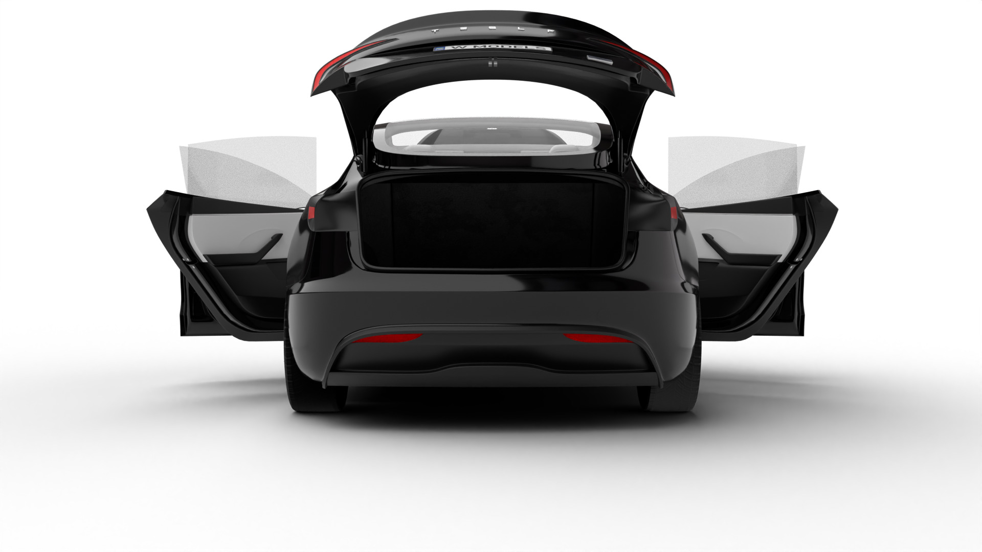 Tesla Model 3 Perfomance 2024 HQ 3d model 3D model_5
