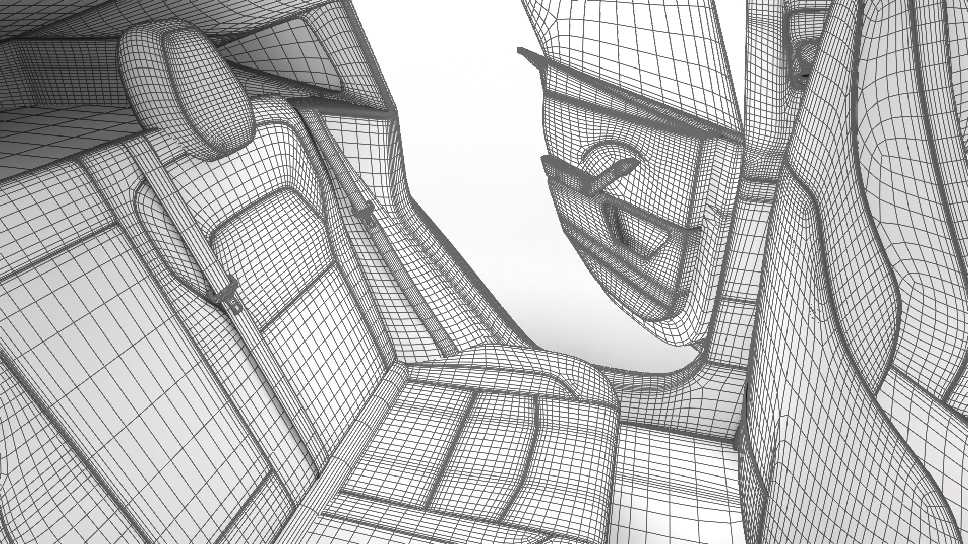 Tesla Model 3 Perfomance 2024 HQ 3d model 3D model_42