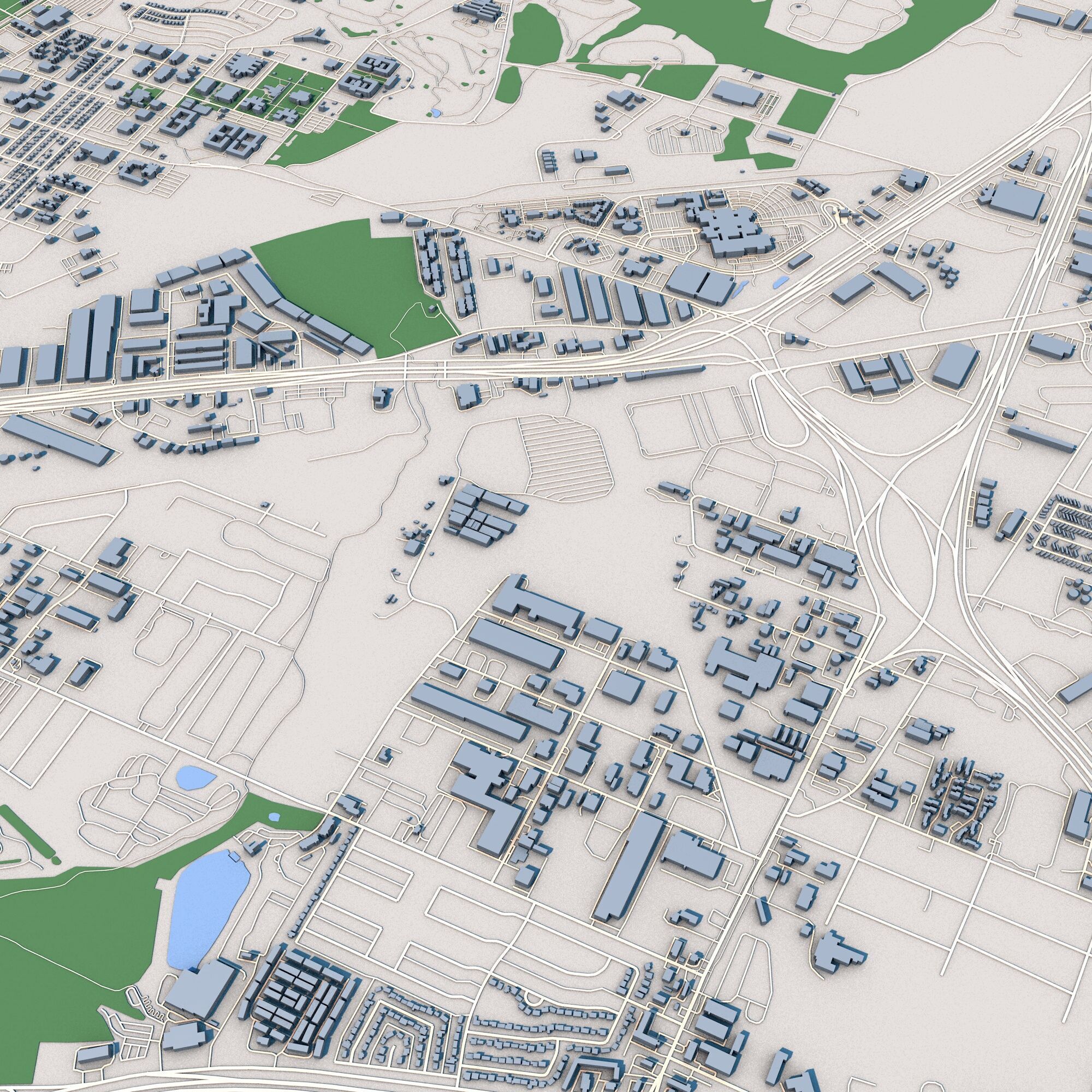 San Antonio City Texas United States 3D model_6