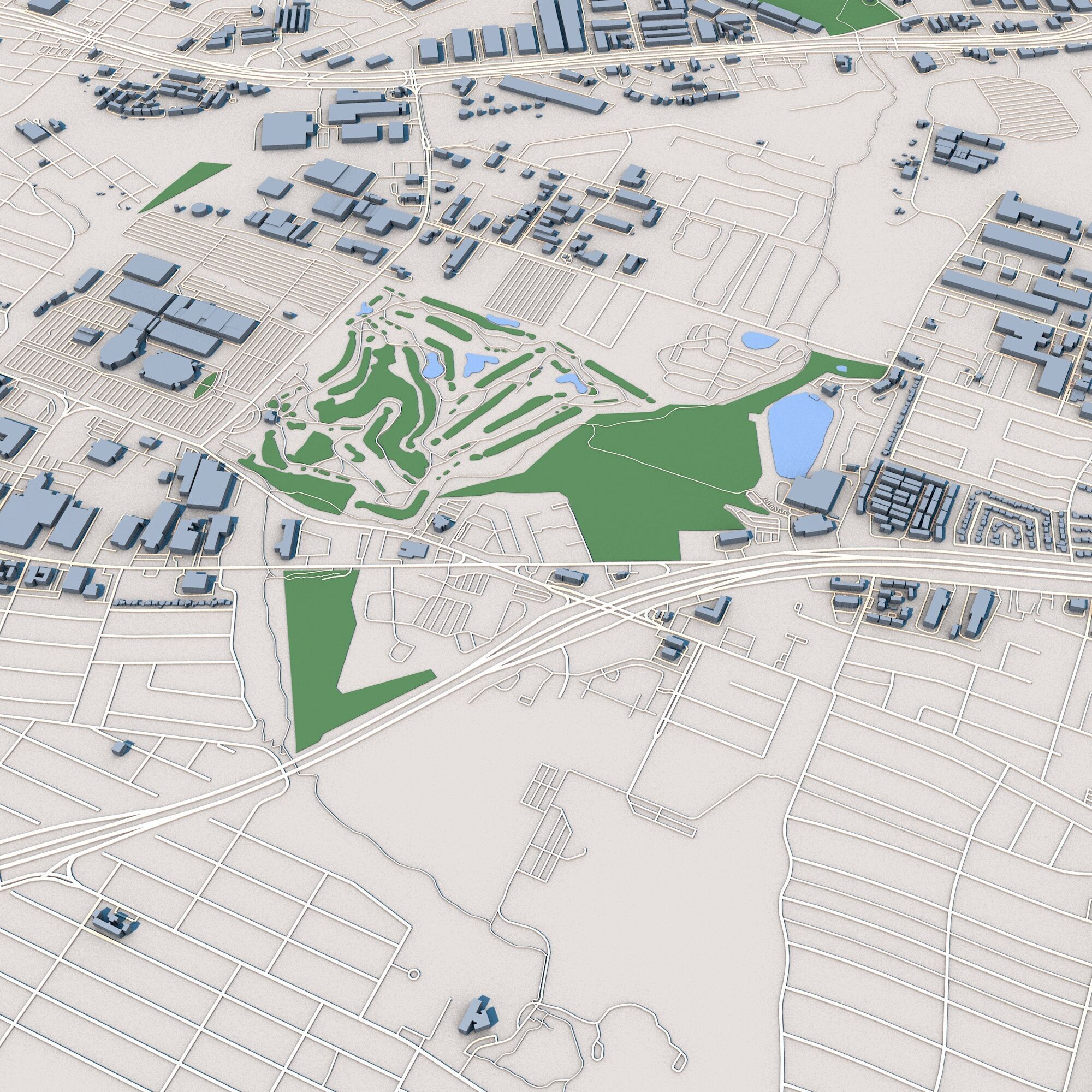 San Antonio City Texas United States 3D model_5