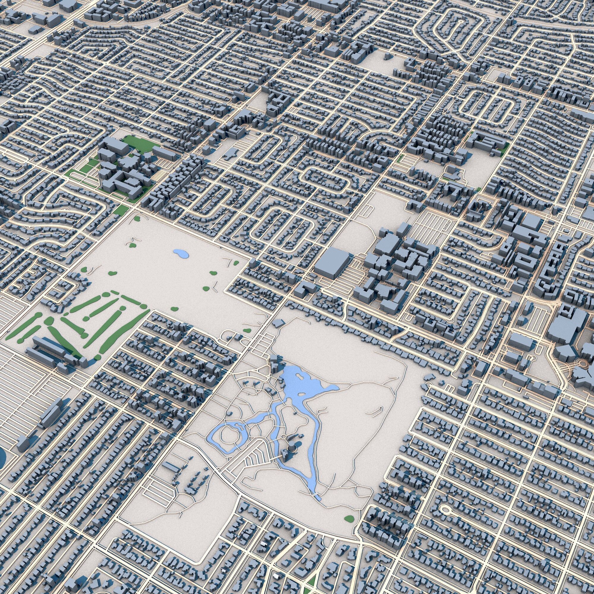 Phoenix City Arizona United States 3D model_6
