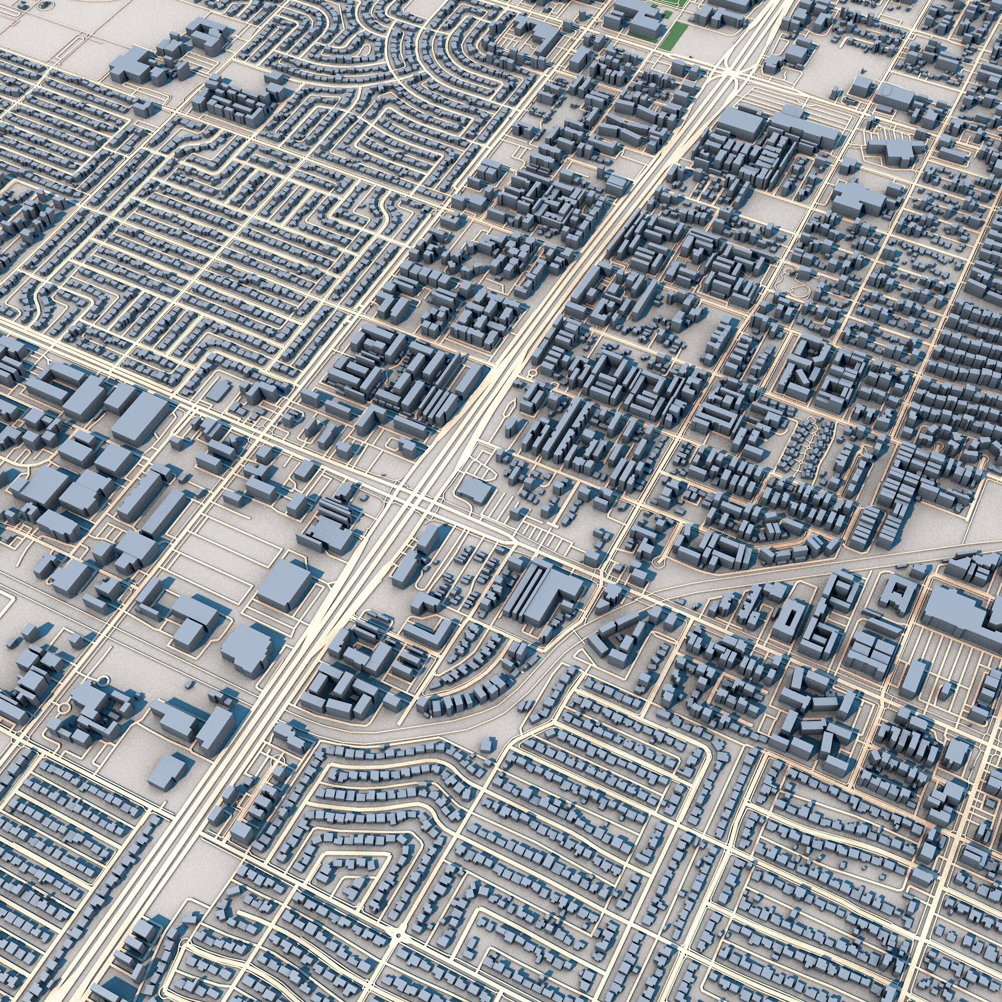 Phoenix City Arizona United States 3D model_9