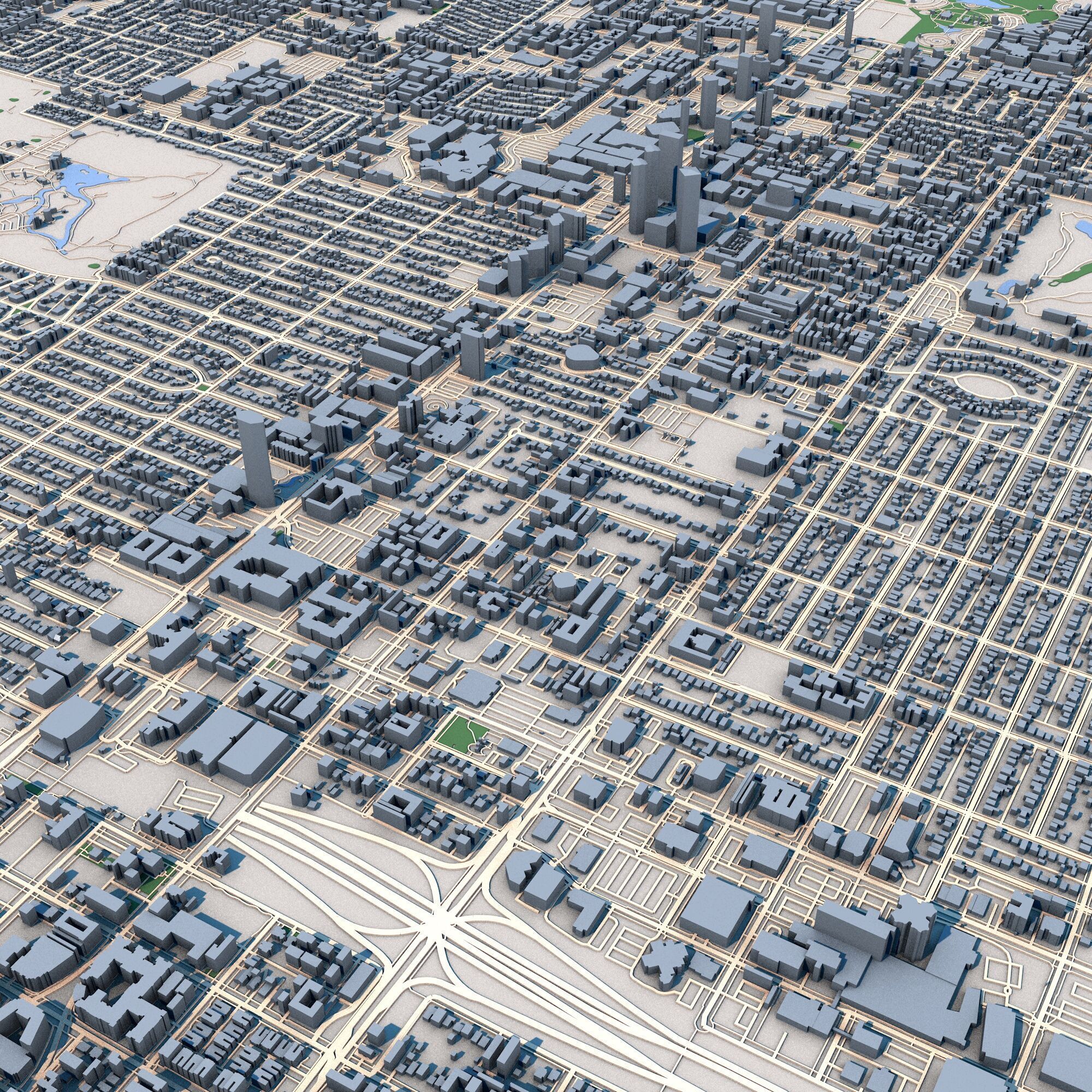 Phoenix City Arizona United States 3D model_3