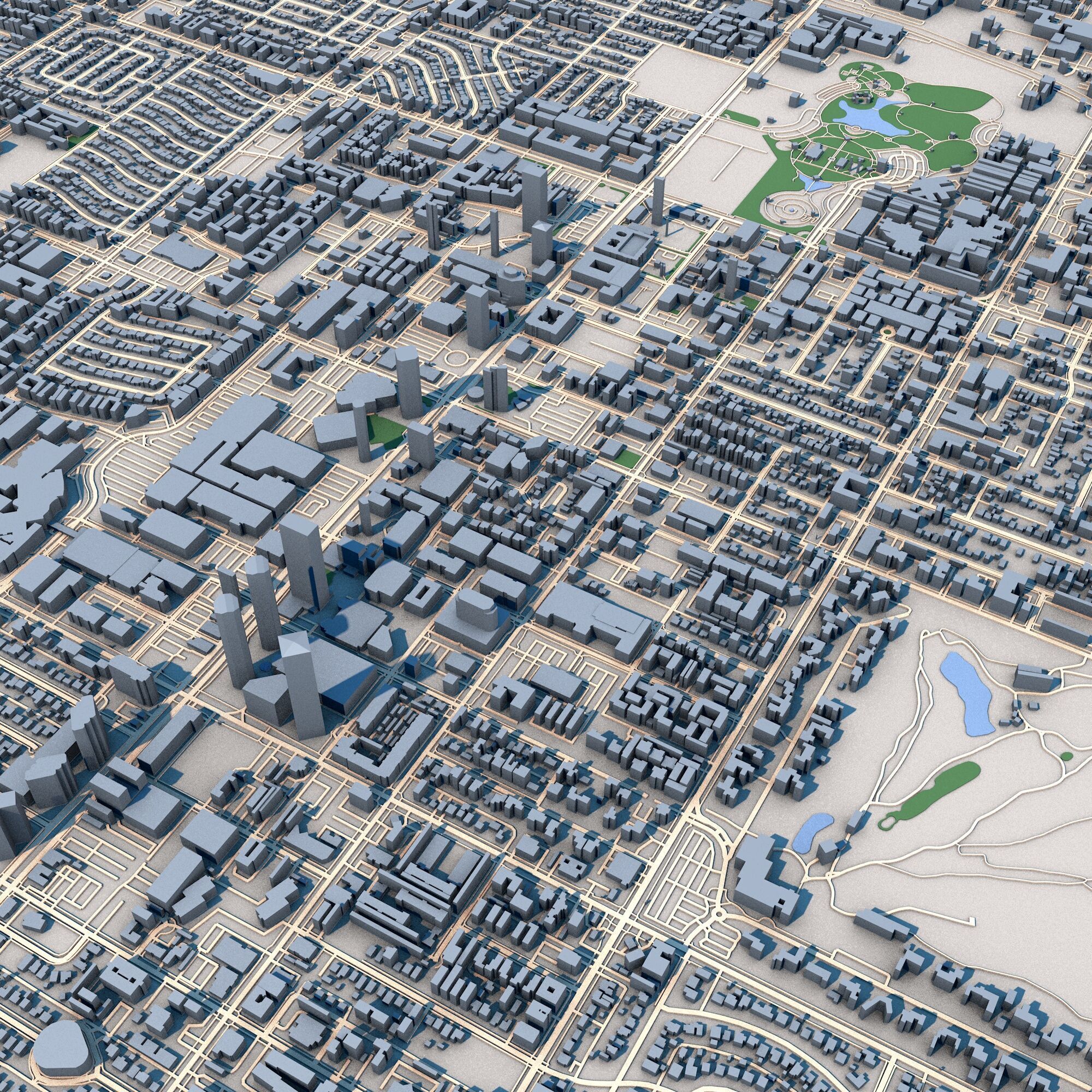 Phoenix City Arizona United States 3D model_4