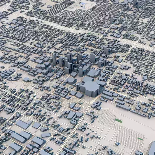 Phoenix City Arizona United States 3D model