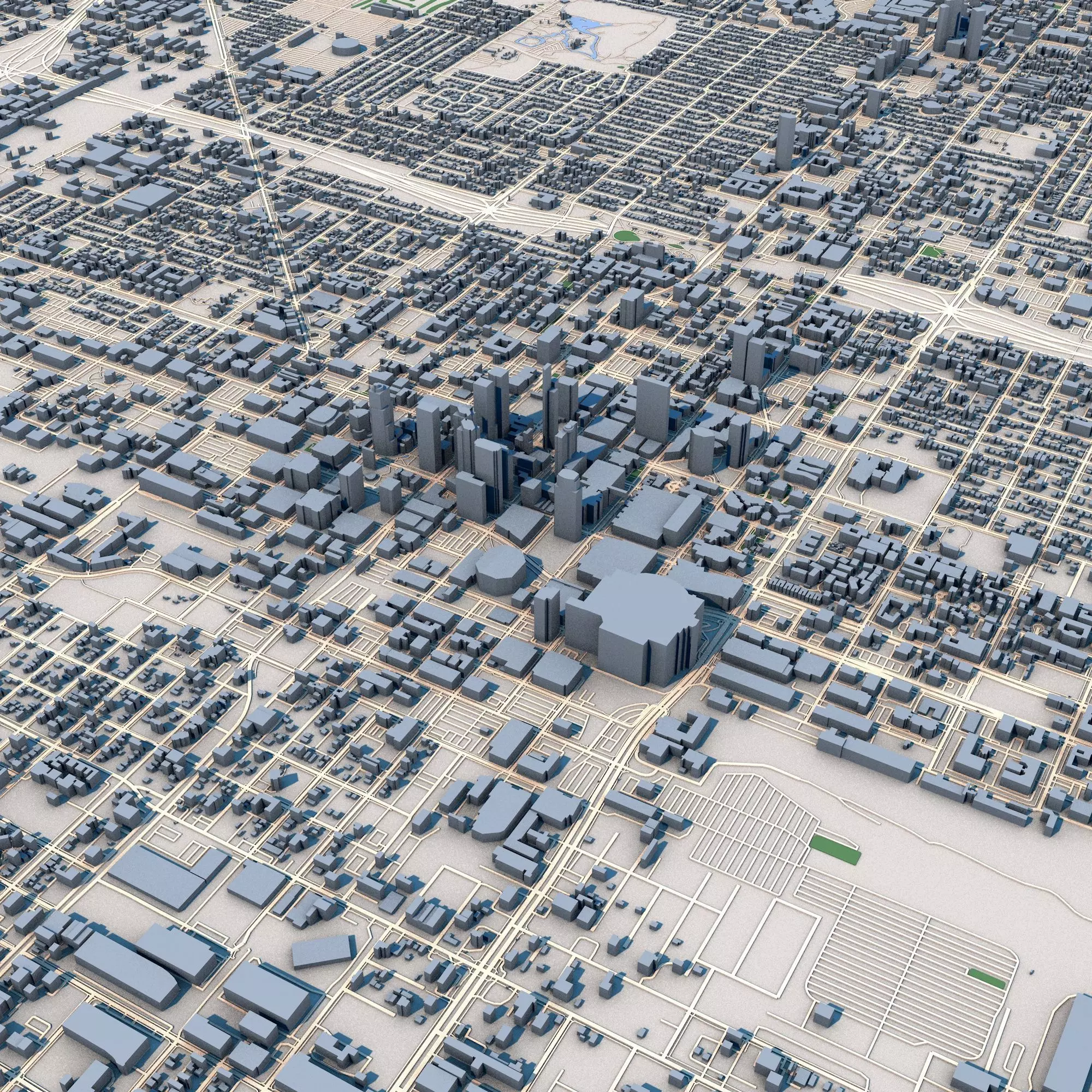 Phoenix City Arizona United States 3D model_0