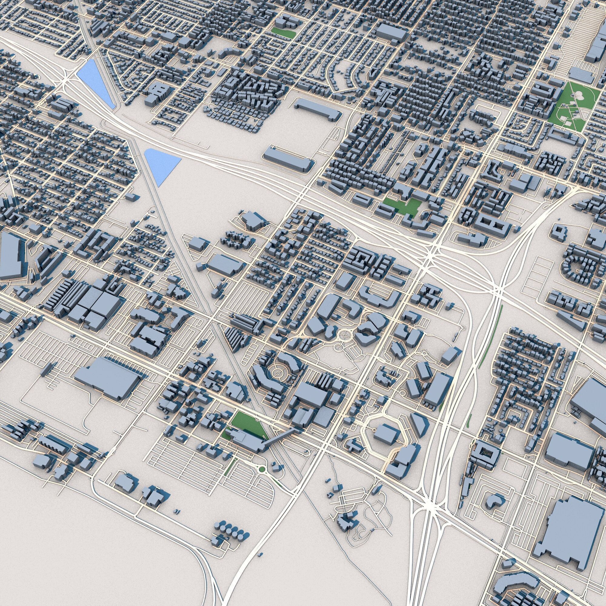 Phoenix City Arizona United States 3D model_11