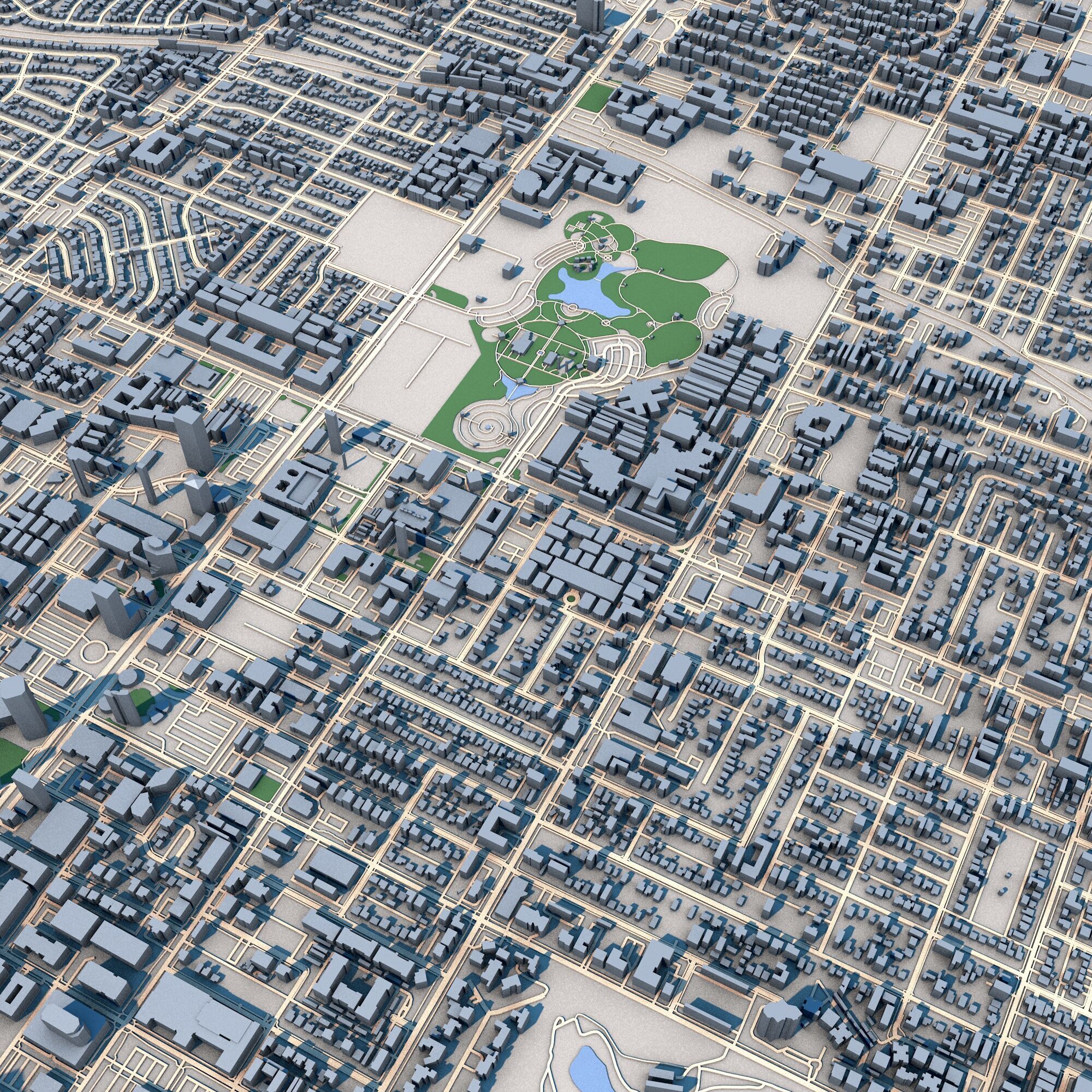 Phoenix City Arizona United States 3D model_10