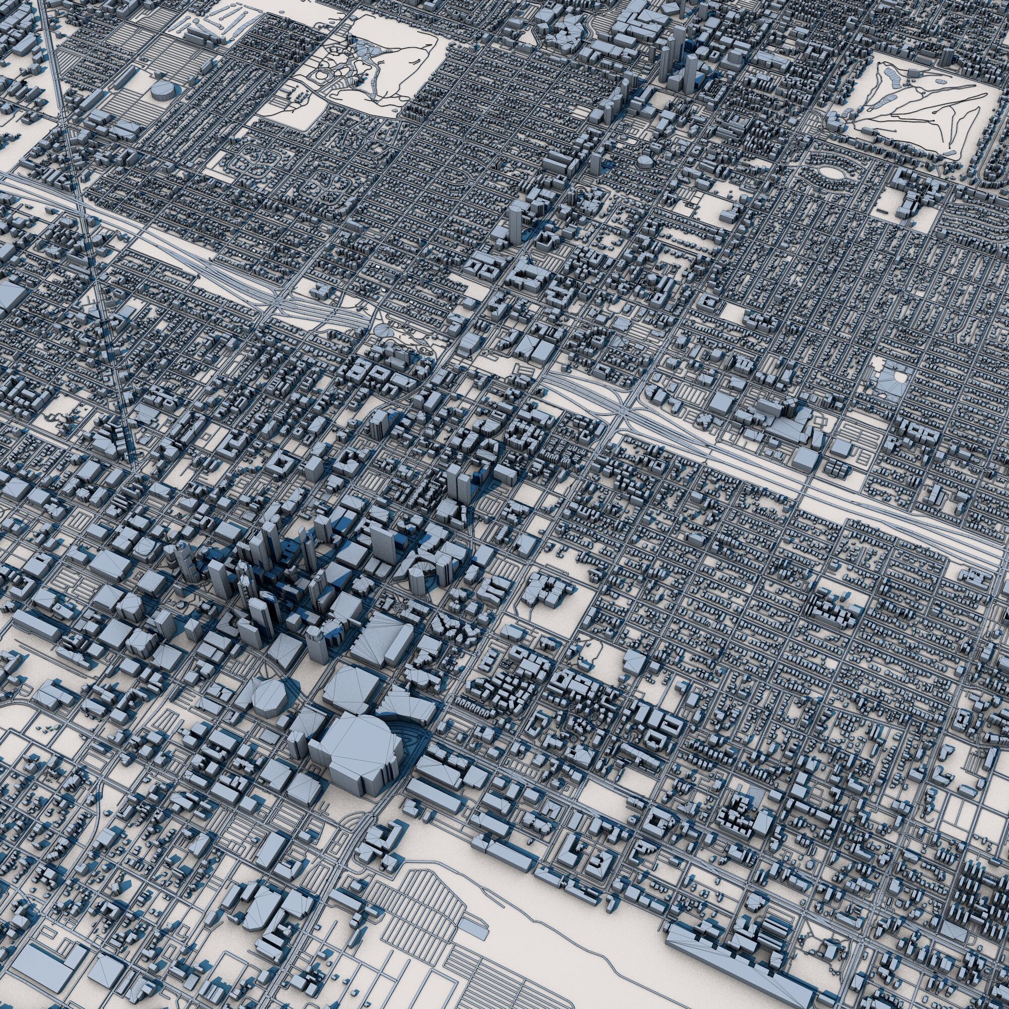 Phoenix City Arizona United States 3D model_13