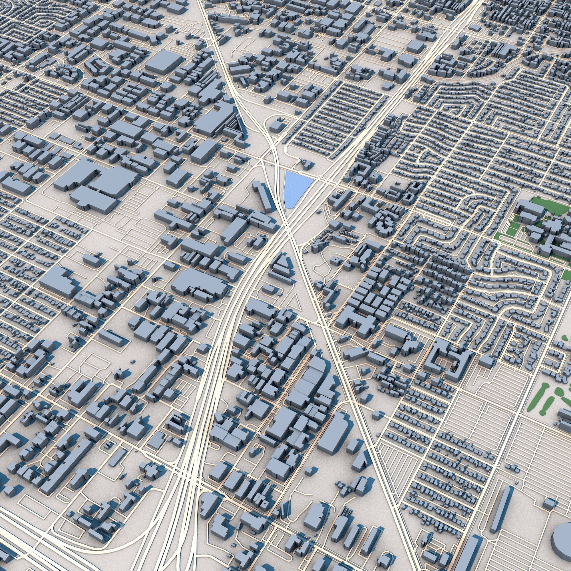 Phoenix City Arizona United States 3D model_7