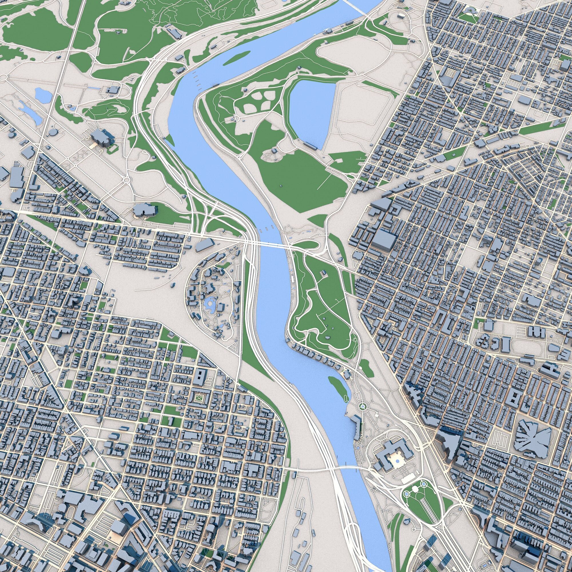 Philadelphia City Pennsylvania United States 3D model_5